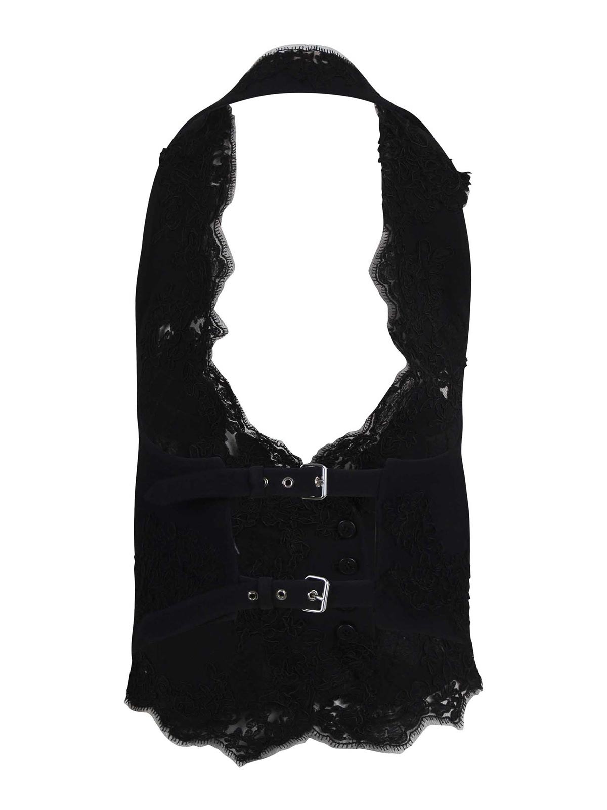 Vest with Embroidery and Buckle D476N301ILM95708 (ERMANNO SCERVINO / ベスト ) | ERMANNO SCERVINO (エルマンノ シェルヴィーノ)(1)