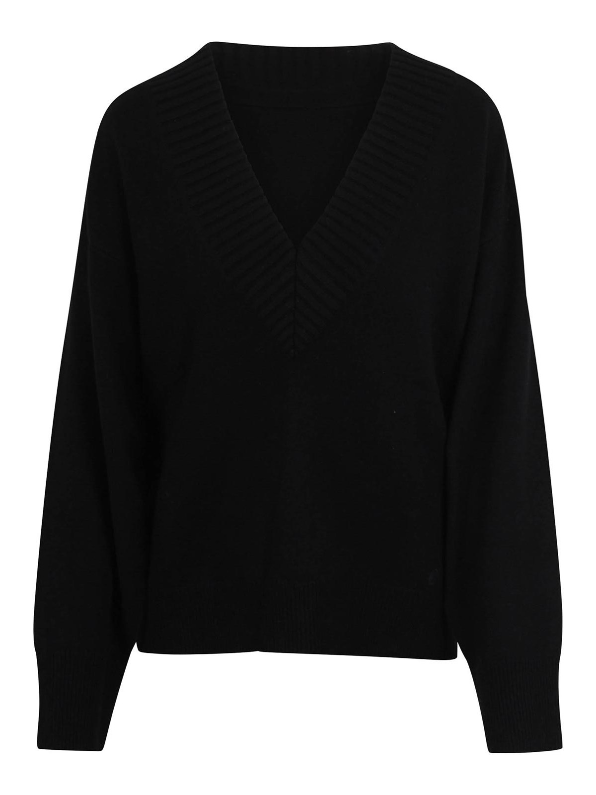 Sage V-Neck Cashmere Sweater SAGELDSBLACK (LOULOU STUDIO / ニット・セーター・カーディガン ) | LOULOU STUDIO (ルルスタジオ)