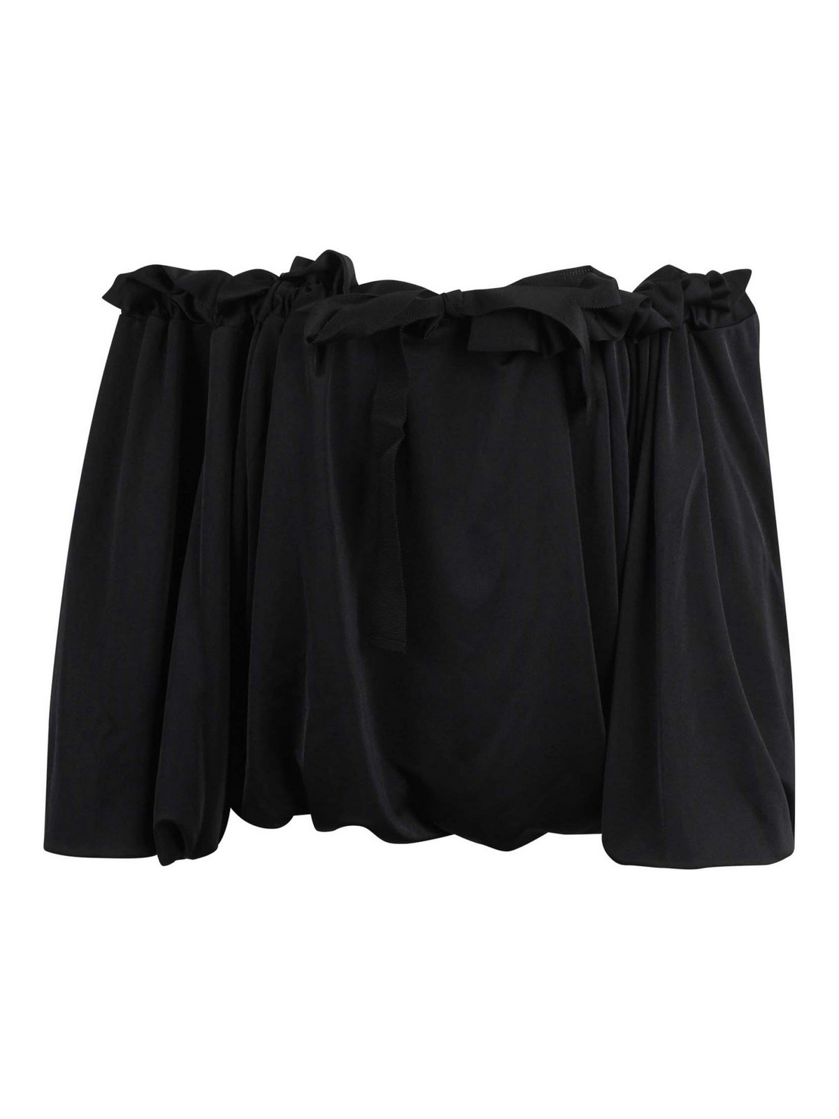 Satin Jersey Drawstring Top JE1729969999B999B (Patou / シャツ・ブラウス ) | Patou (パトゥ)