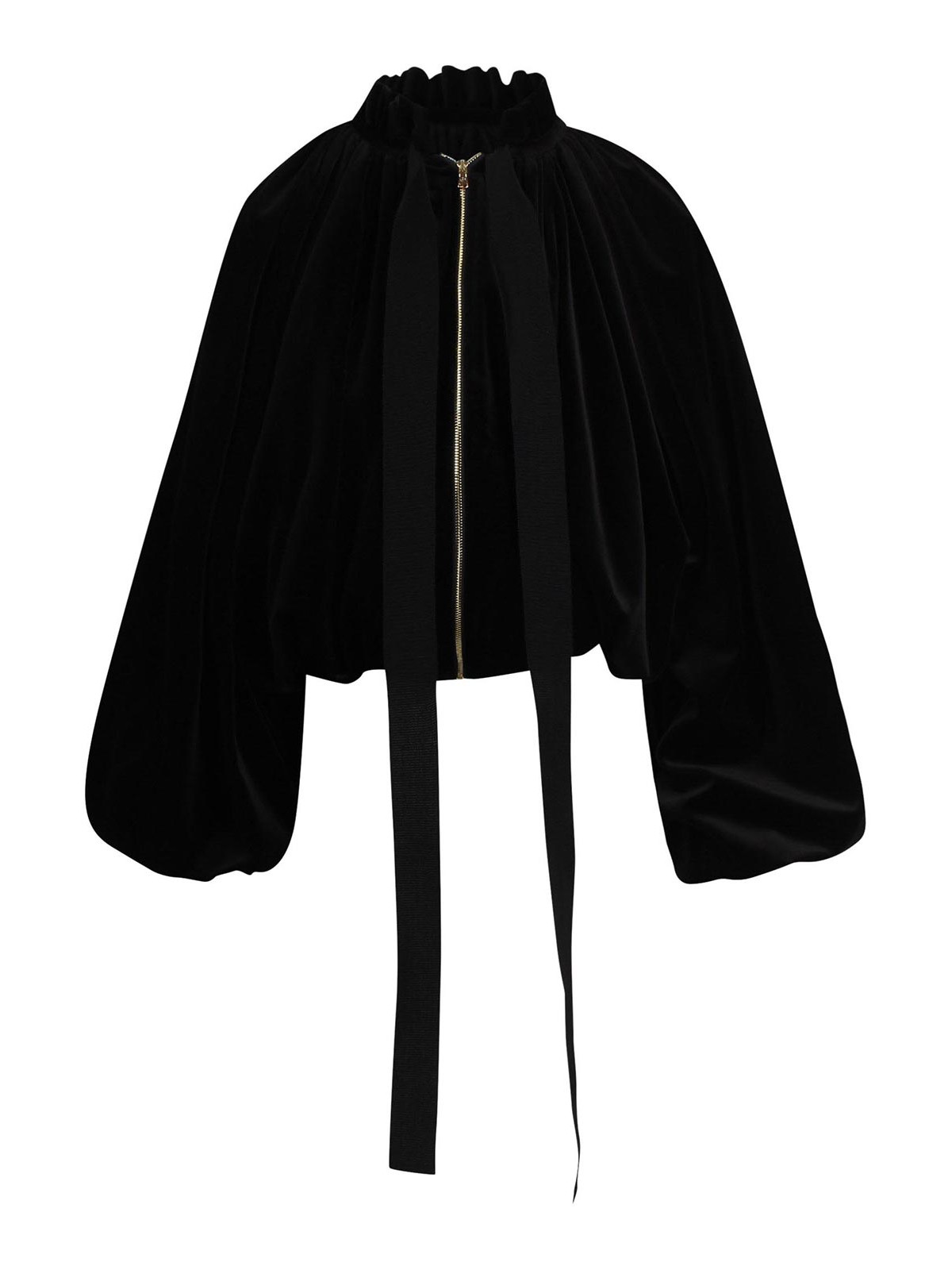 Voluminous Draped Velvet Jacket OU0170155999B999B (Patou / カジュアルジャケット ) | Patou (パトゥ)