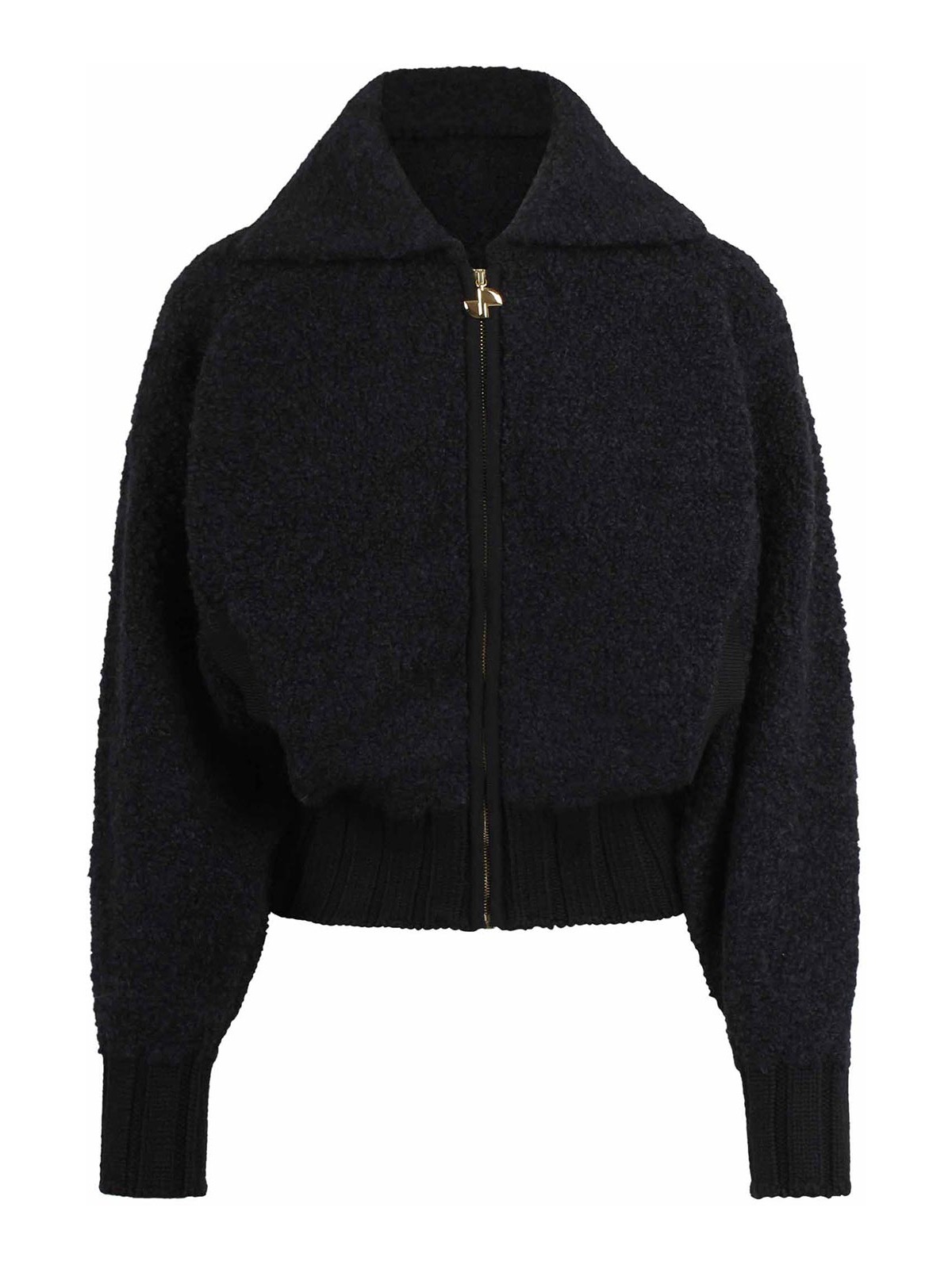 Wool and Alpaca Blend Boucle Bomber Jacket KN2898077999B999B (Patou / カジュアルジャケット ) | Patou (パトゥ)