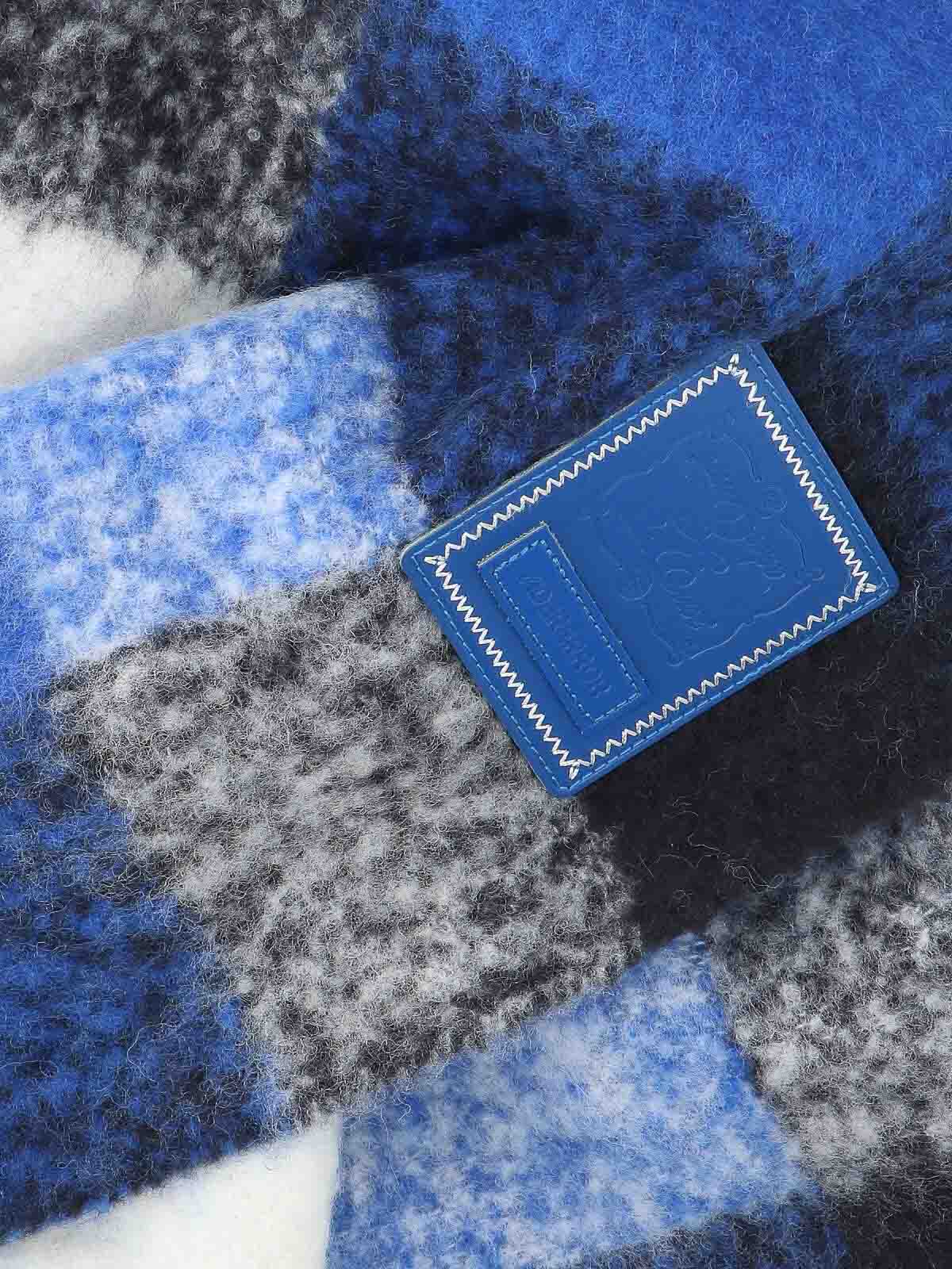 Wool blend scarf BO01FWAC0405BLBLUE (ADER ERROR / スカーフ・マフラー ) | ADER ERROR (アーダーエラー)(2)