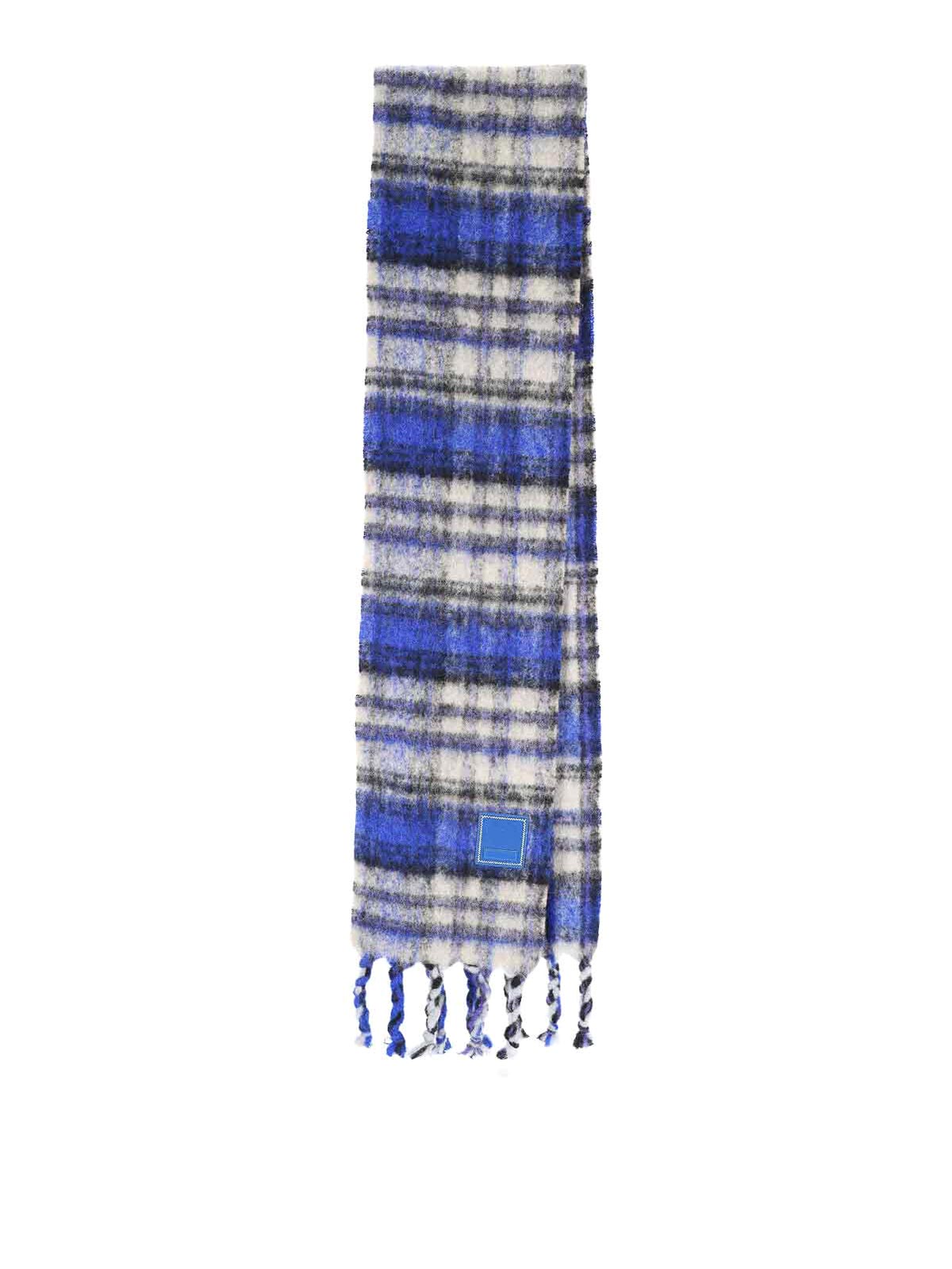 Wool blend scarf BN01FWAC0402BLBLUE (ADER ERROR / スカーフ・マフラー ) | ADER ERROR (アーダーエラー)