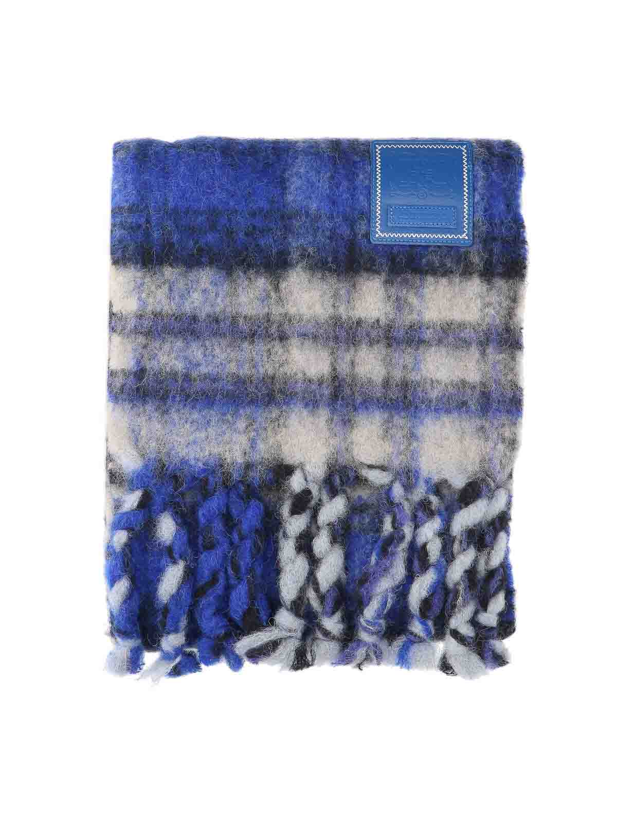 Wool blend scarf BN01FWAC0402BLBLUE (ADER ERROR / スカーフ・マフラー ) | ADER ERROR (アーダーエラー)(1)