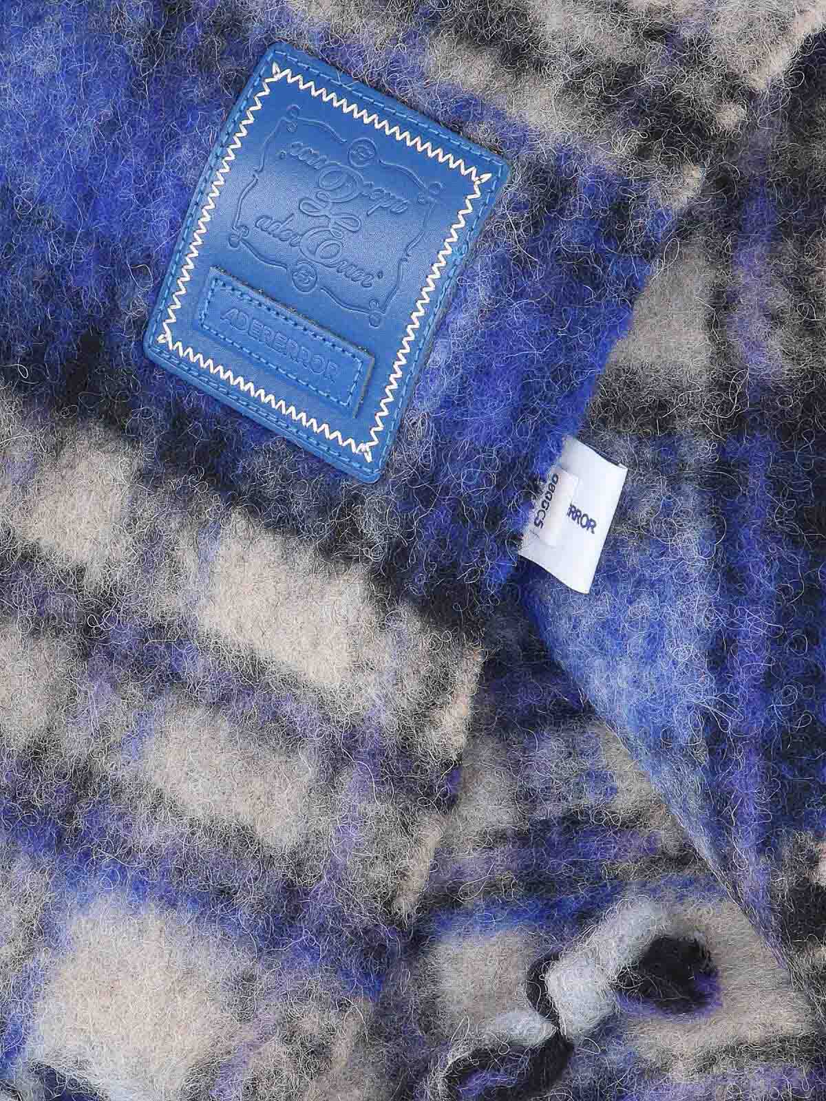 Wool blend scarf BN01FWAC0402BLBLUE (ADER ERROR / スカーフ・マフラー ) | ADER ERROR (アーダーエラー)(2)