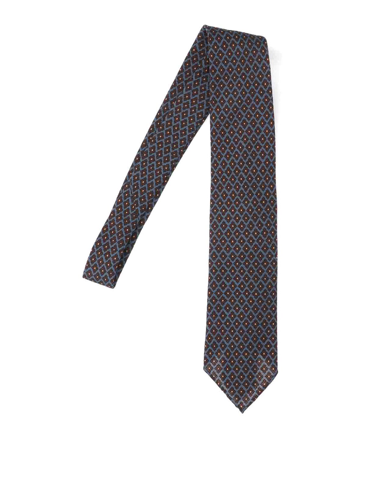 Patterned tie A25CR04001 (Cesare Attolini / ネクタイ ) | Cesare Attolini (チェザーレ アットリーニ)