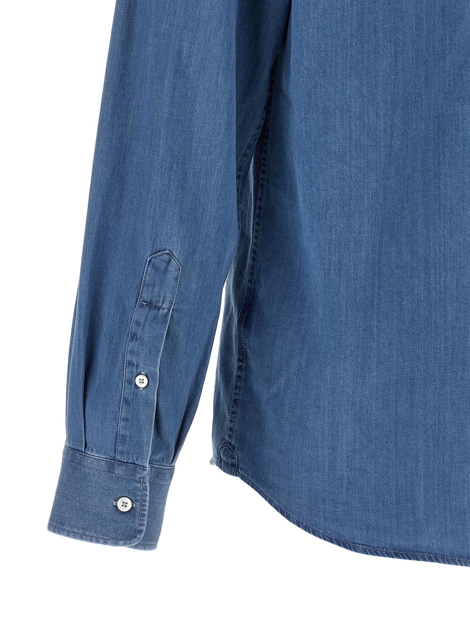 Denim shirt MR6830627C001 (Brunello Cucinelli / シャツ・ブラウス ) | Brunello Cucinelli (ブルネロ・クチネリ)(3)