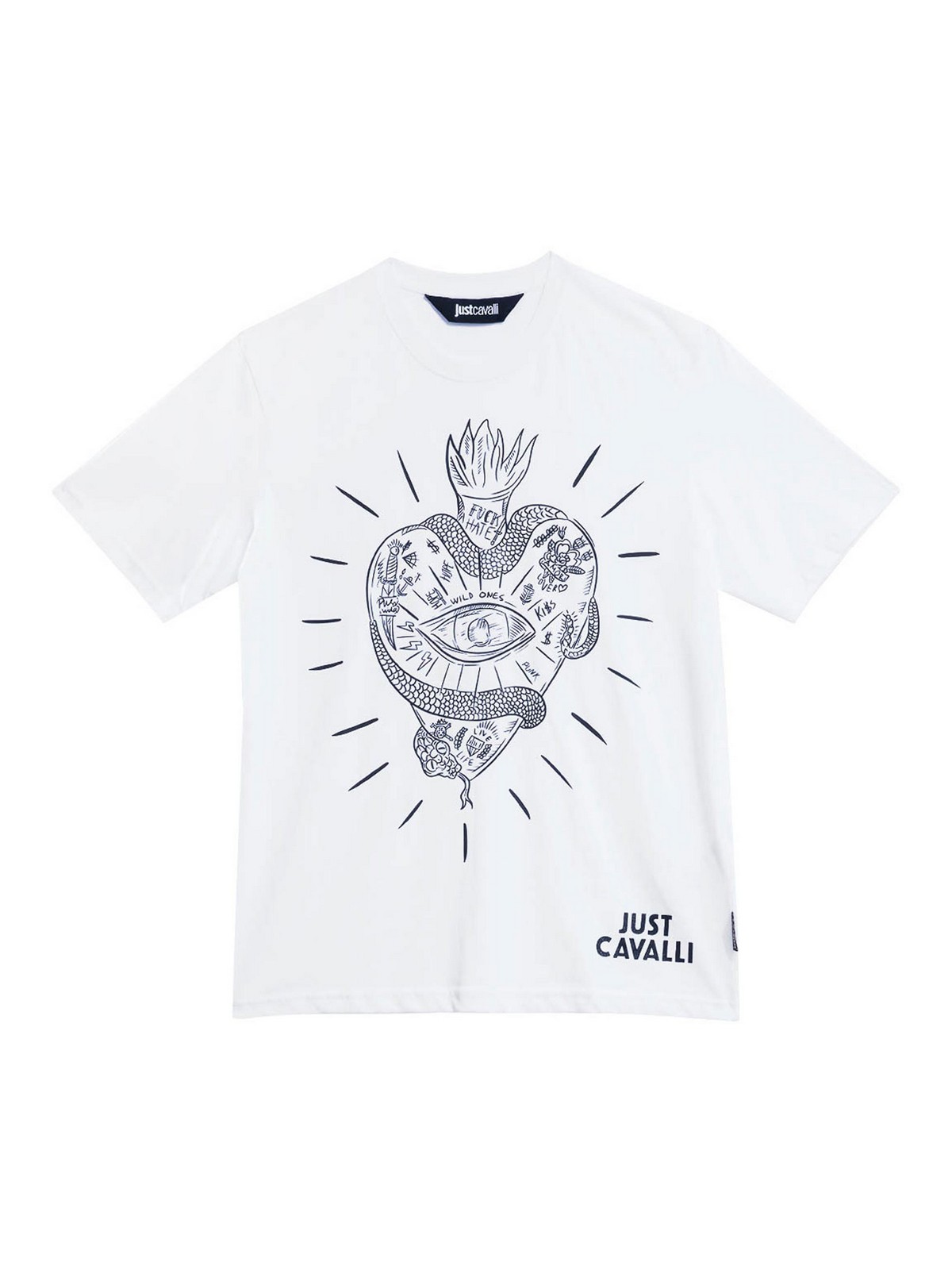 Big Heart Tshirt 79OAHT20CJ500003 (Just Cavalli / Tシャツ・カットソー ) | Just Cavalli (ジャスト カヴァリ)