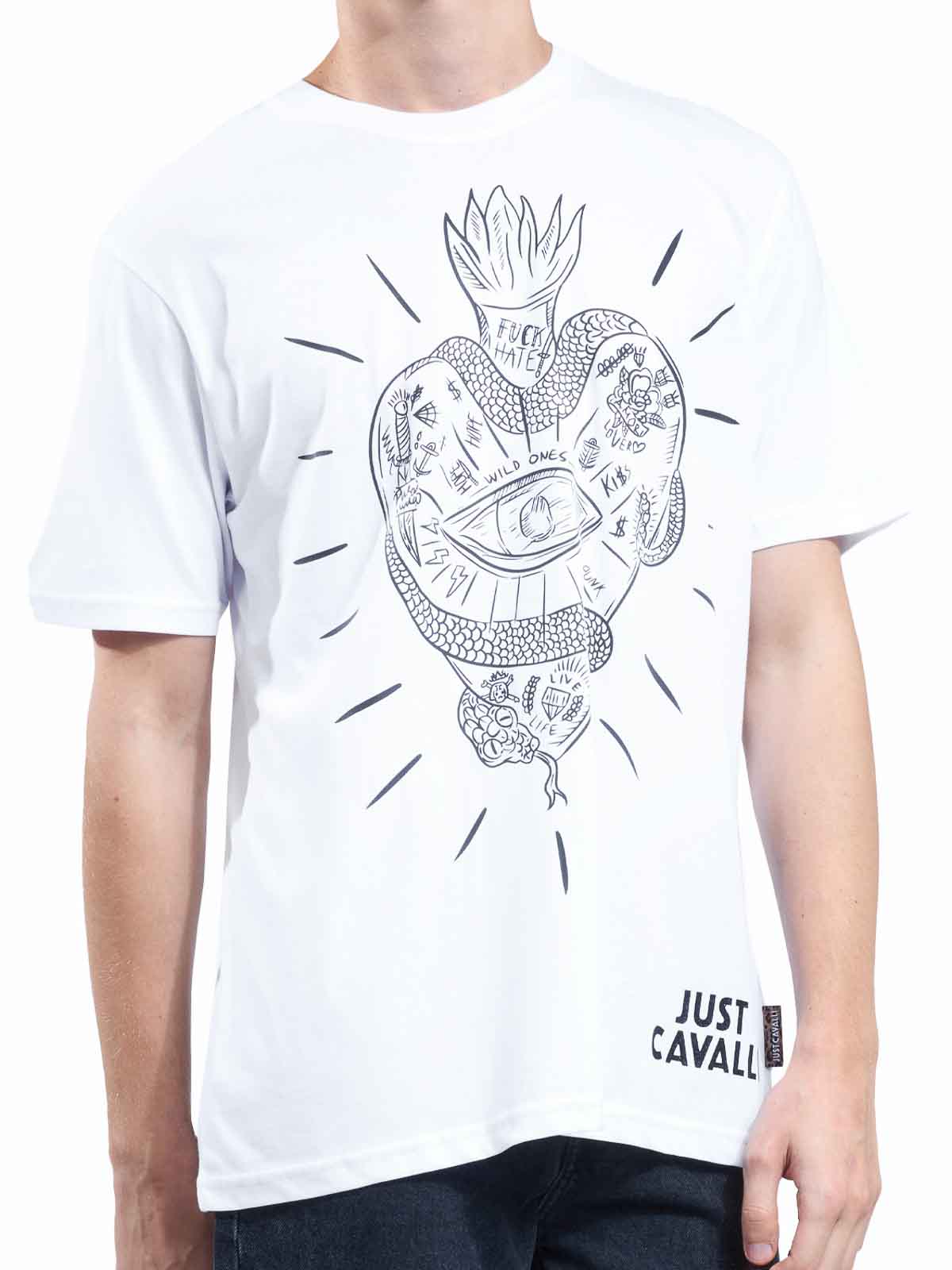 Big Heart Tshirt 79OAHT20CJ500003 (Just Cavalli / Tシャツ・カットソー ) | Just Cavalli (ジャスト カヴァリ)(4)