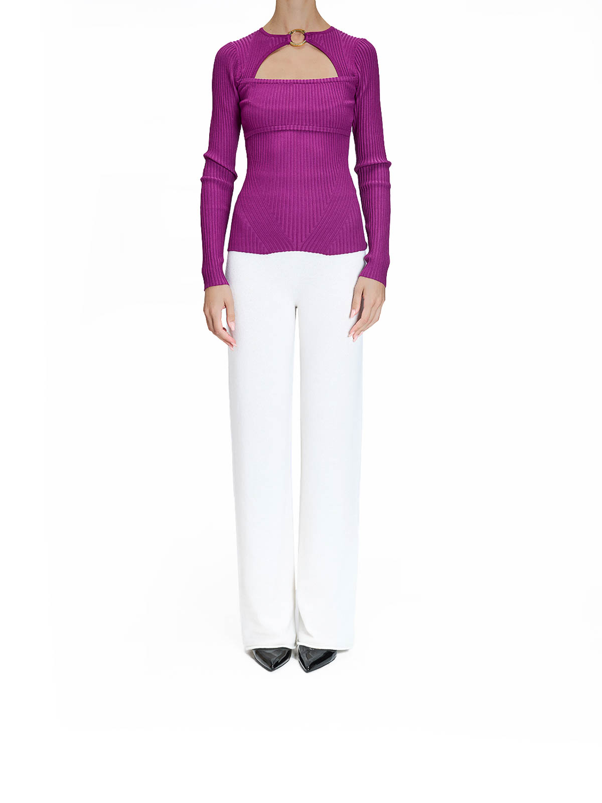 Maglia Rib 79PAFM07CMH56343 (Just Cavalli / ニット・セーター・カーディガン ) | Just Cavalli (ジャスト カヴァリ)(1)