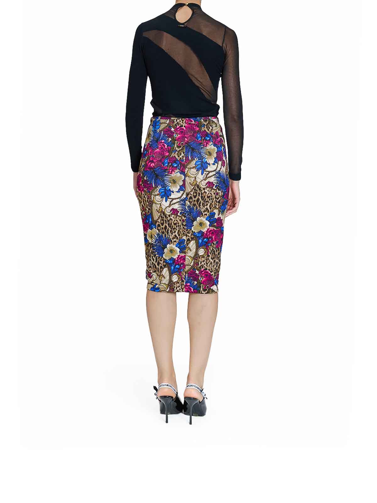 Gonna Flowers Leopard 79PAE815JS531R69 (Just Cavalli / スカート ) | Just Cavalli (ジャスト カヴァリ)(3)