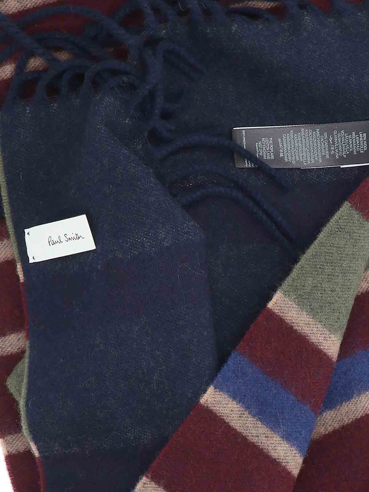 Merino Wool And Cashmere Scarf 150CT71028 (Paul Smith / スカーフ・マフラー ) | Paul Smith (ポール・スミス)(2)