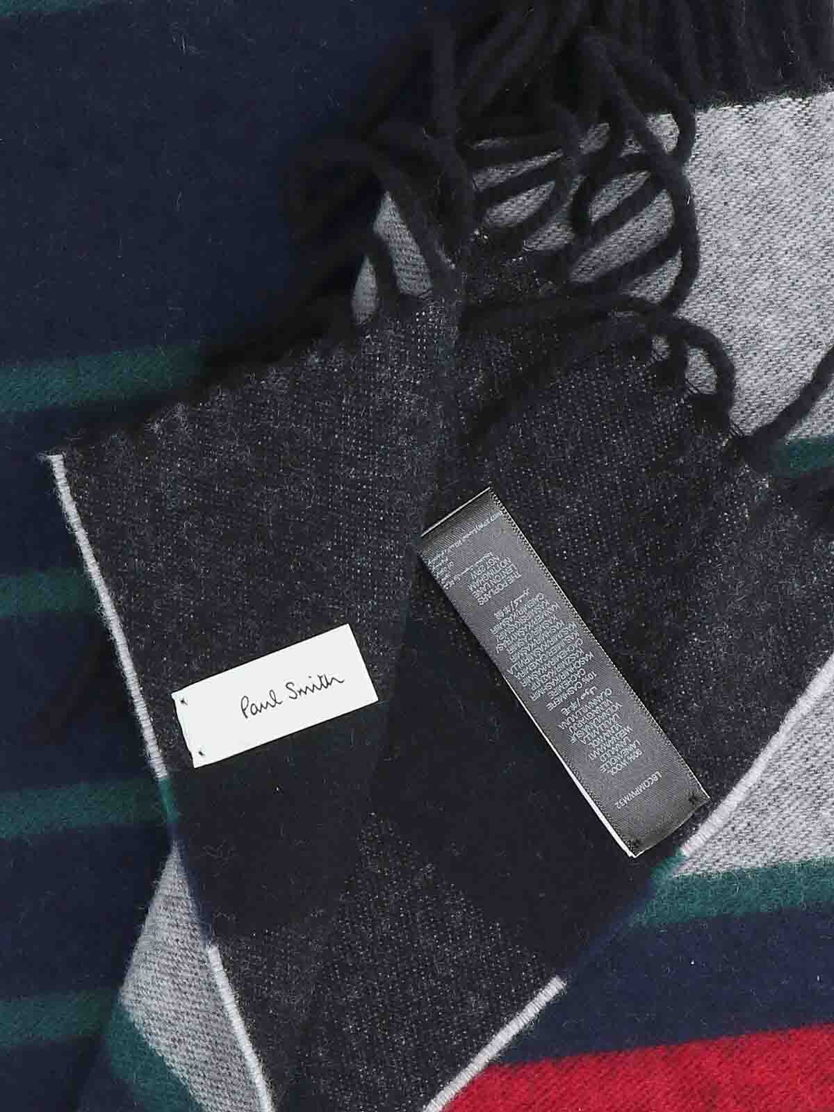 Merino Wool And Cashmere Scarf 150CT71047 (Paul Smith / スカーフ・マフラー ) | Paul Smith (ポール・スミス)(2)