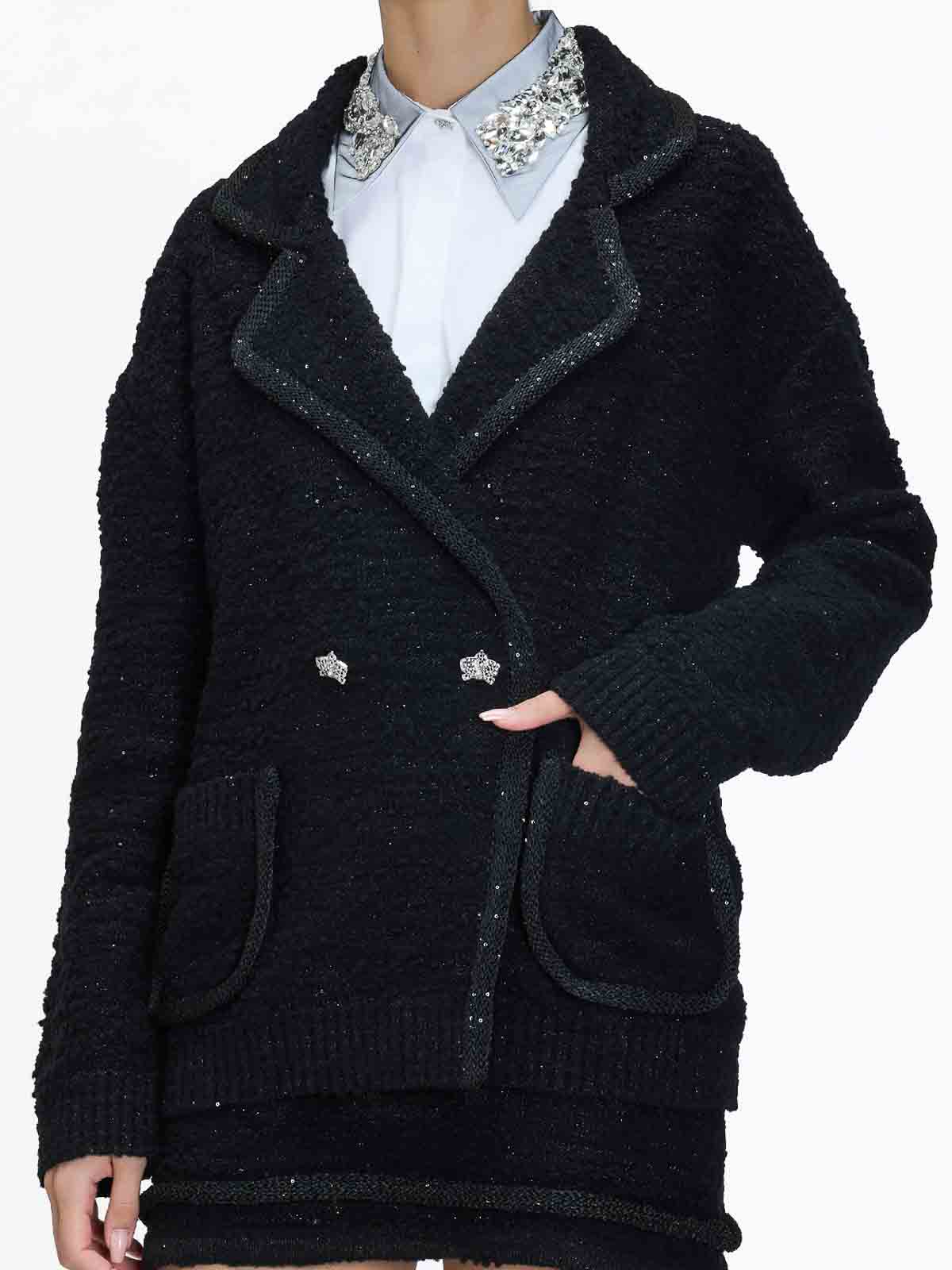 Giacca Tweed Paillettes 79AAF842CMX46899 (GENNY / ブレザー・ジャケット ) | GENNY (ジェニー)(4)