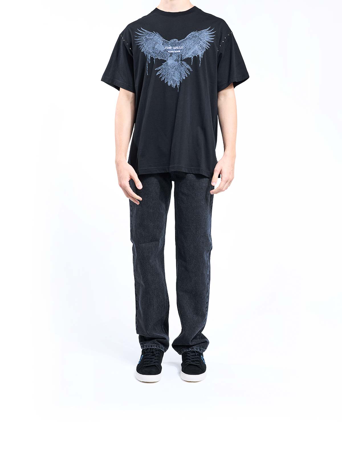 Eagle T-Shirt 79OAHE05CJ110899 (Just Cavalli / Tシャツ・カットソー ) | Just Cavalli (ジャスト カヴァリ)(1)