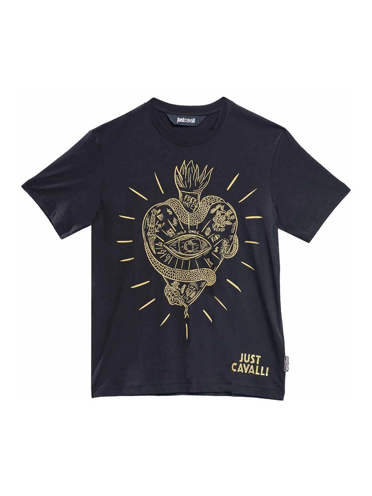 Big Heart Tshirt 79OAHT20CJ500899 (Just Cavalli / Tシャツ・カットソー ) | Just Cavalli (ジャスト カヴァリ)