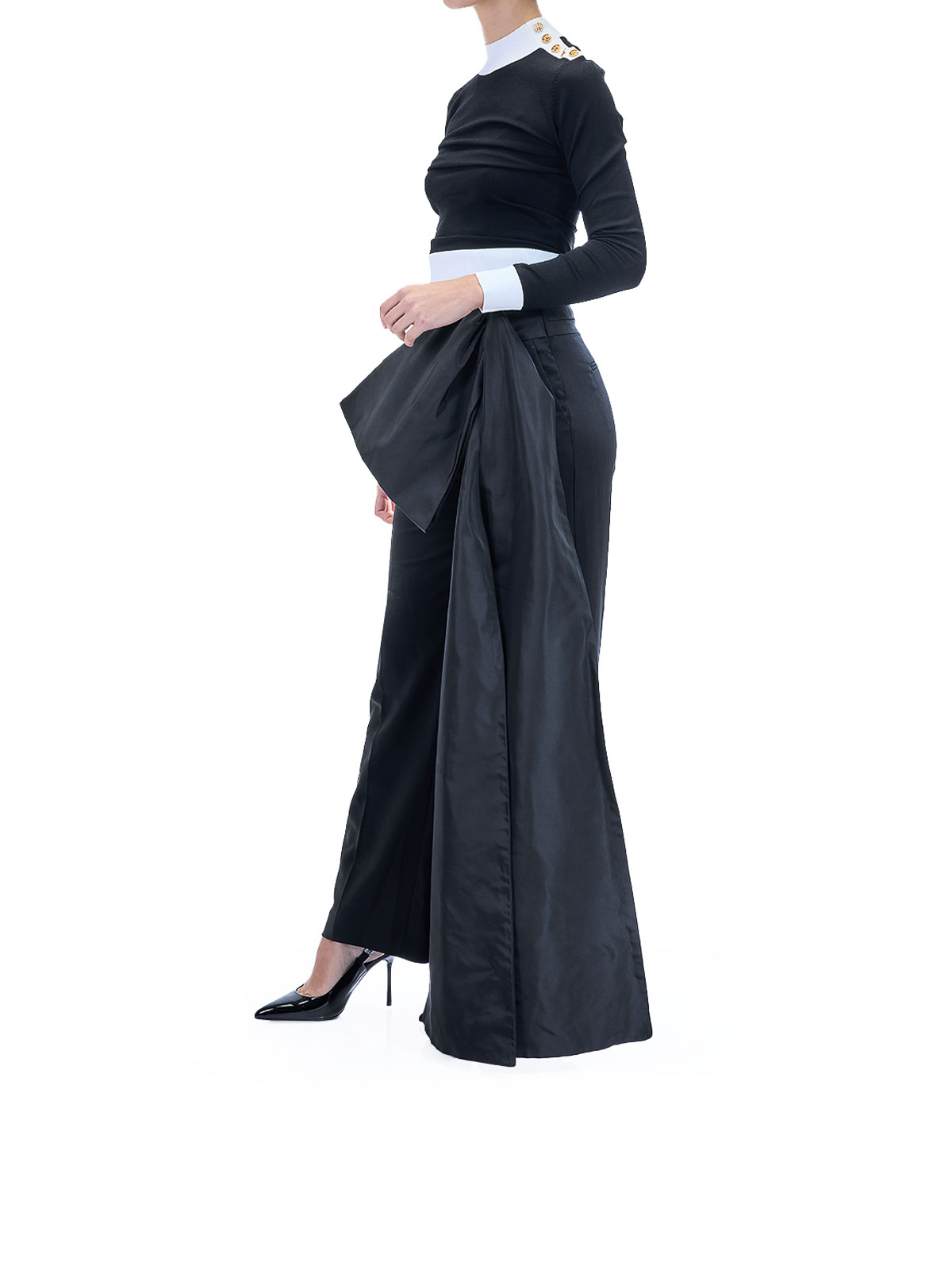 Karl Studio Taffeta Bow Pants A4W10131999 (KARL LAGERFELD / パンツ ) | KARL LAGERFELD (カール・ラガーフェルド)(2)