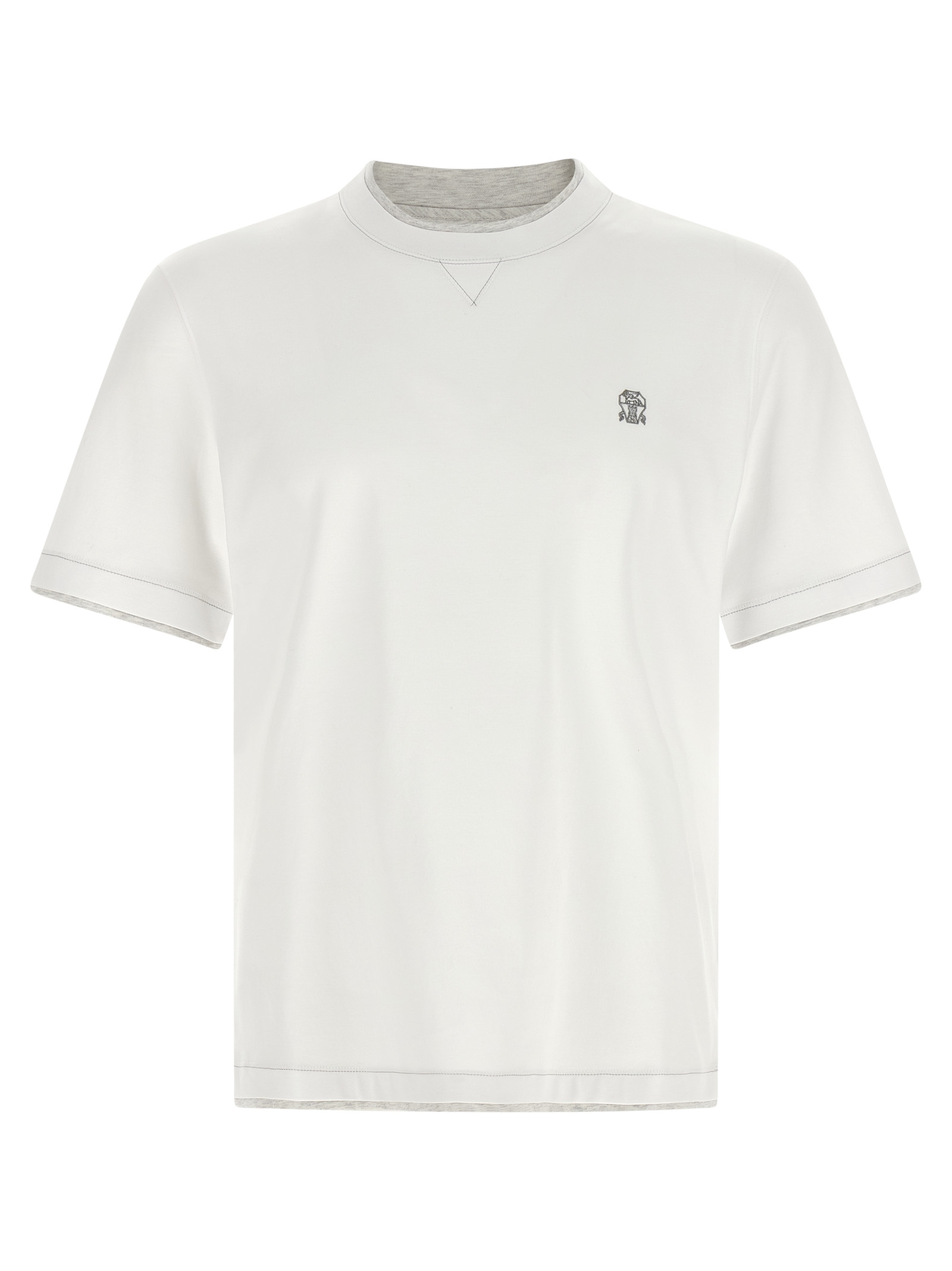 Double layer t-shirt M0B137451GCW787 (Brunello Cucinelli / Tシャツ・カットソー ) | Brunello Cucinelli (ブルネロ・クチネリ)