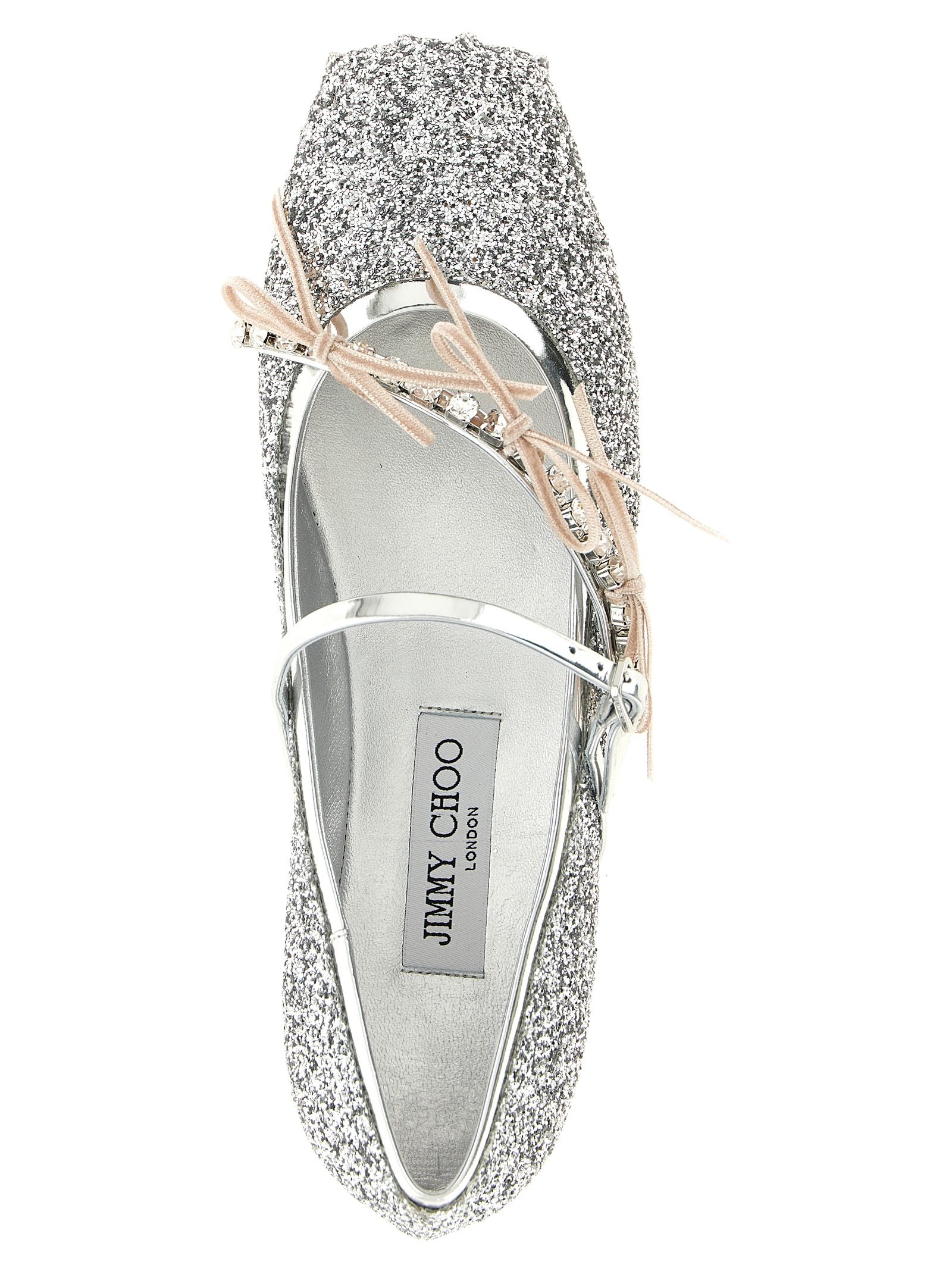 'Loli' ballet flats LOLIBALLERINABQLSILVERMACARON (JIMMY CHOO / フラットシューズ ) | JIMMY CHOO (ジミー チュウ)(3)