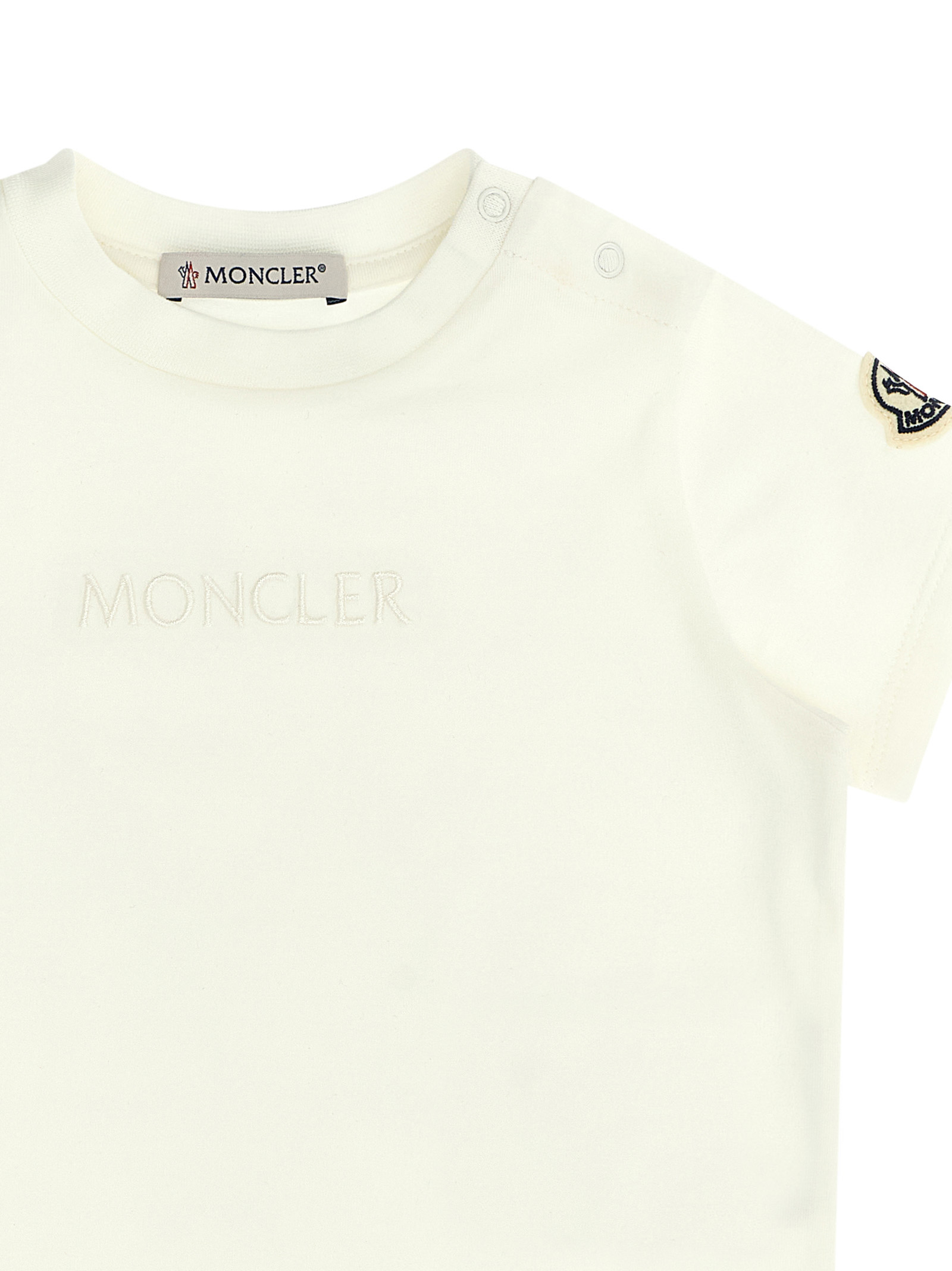 Logo embroidery t-shirt L19518C0001089AUM034 (Moncler / Tシャツ・カットソー ) | Moncler (モンクレール)(2)