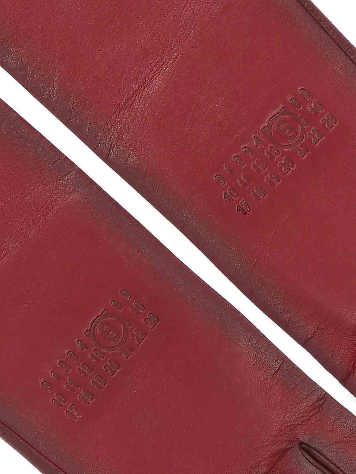 Lambskin gloves S62TS0080M07014248 (MM6 Maison Margiela / グローブ ) | MM6 Maison Margiela (エムエムシックス)(2)