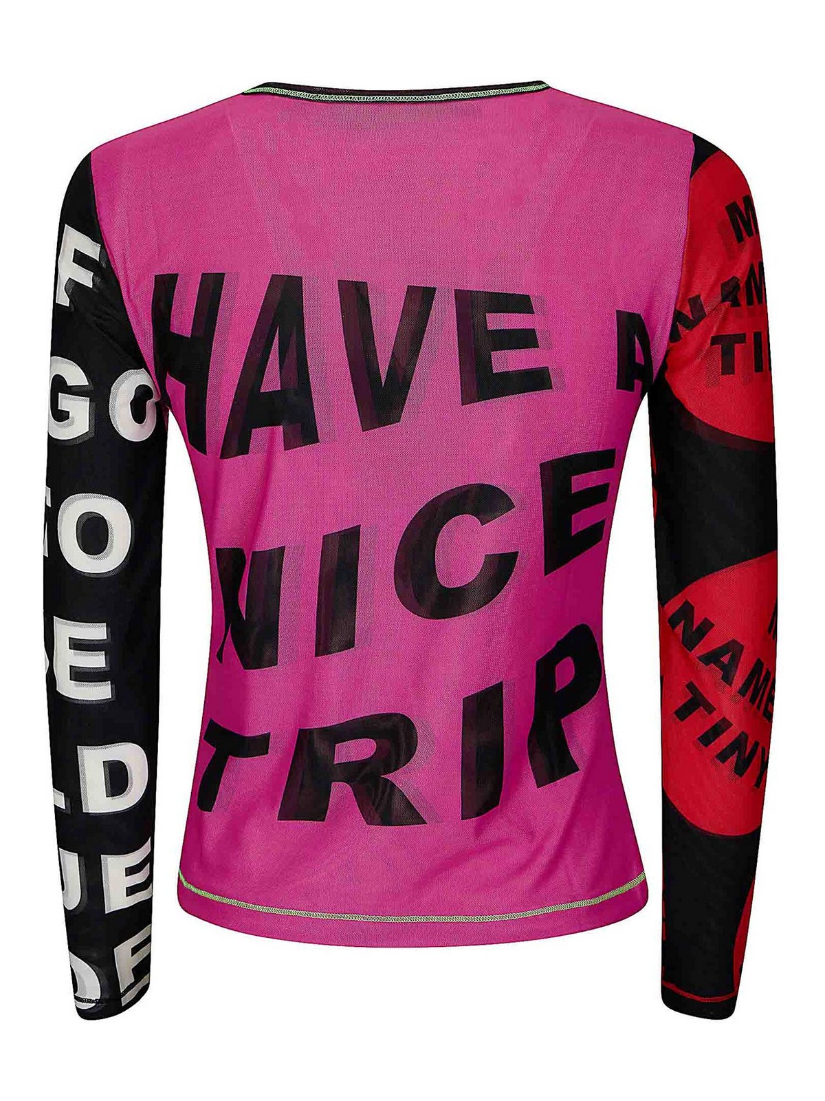 Dont Talk To Me Mesh Ls Top 2418MULTI (CHOPOVA LOWENA / Tシャツ・カットソー ) | CHOPOVA LOWENA (チョポヴァ ロウェナ)(1)