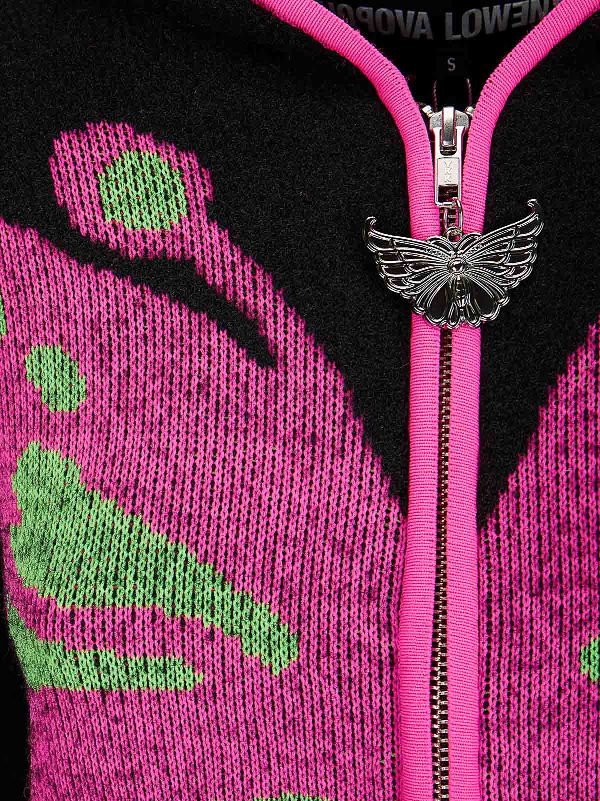 Neon Butterfly Cardigan 5258MULTI (CHOPOVA LOWENA / ニット・セーター・カーディガン ) | CHOPOVA LOWENA (チョポヴァ ロウェナ)(2)