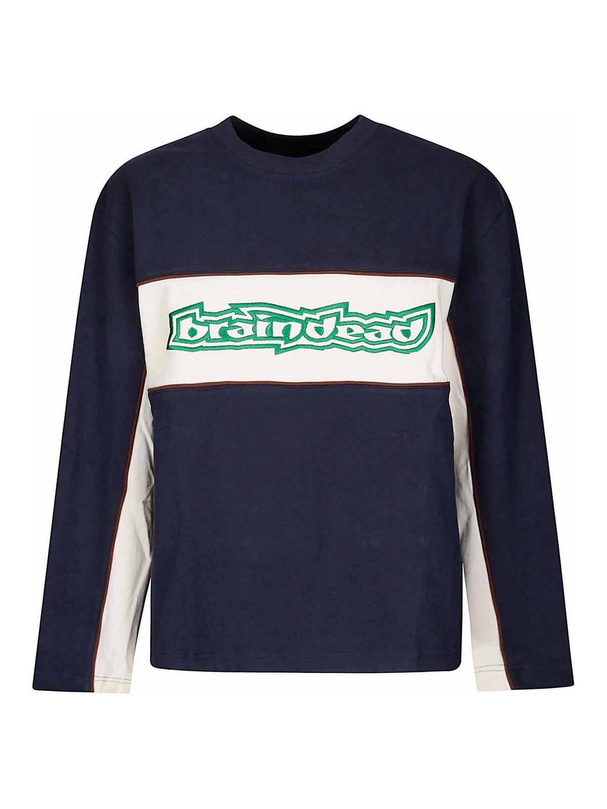 Heavyweight Paneled Long Sleeve Shirt F25T010045NAVY (BRAIN DEAD / Tシャツ・カットソー ) | BRAIN DEAD (ブレインデッド)