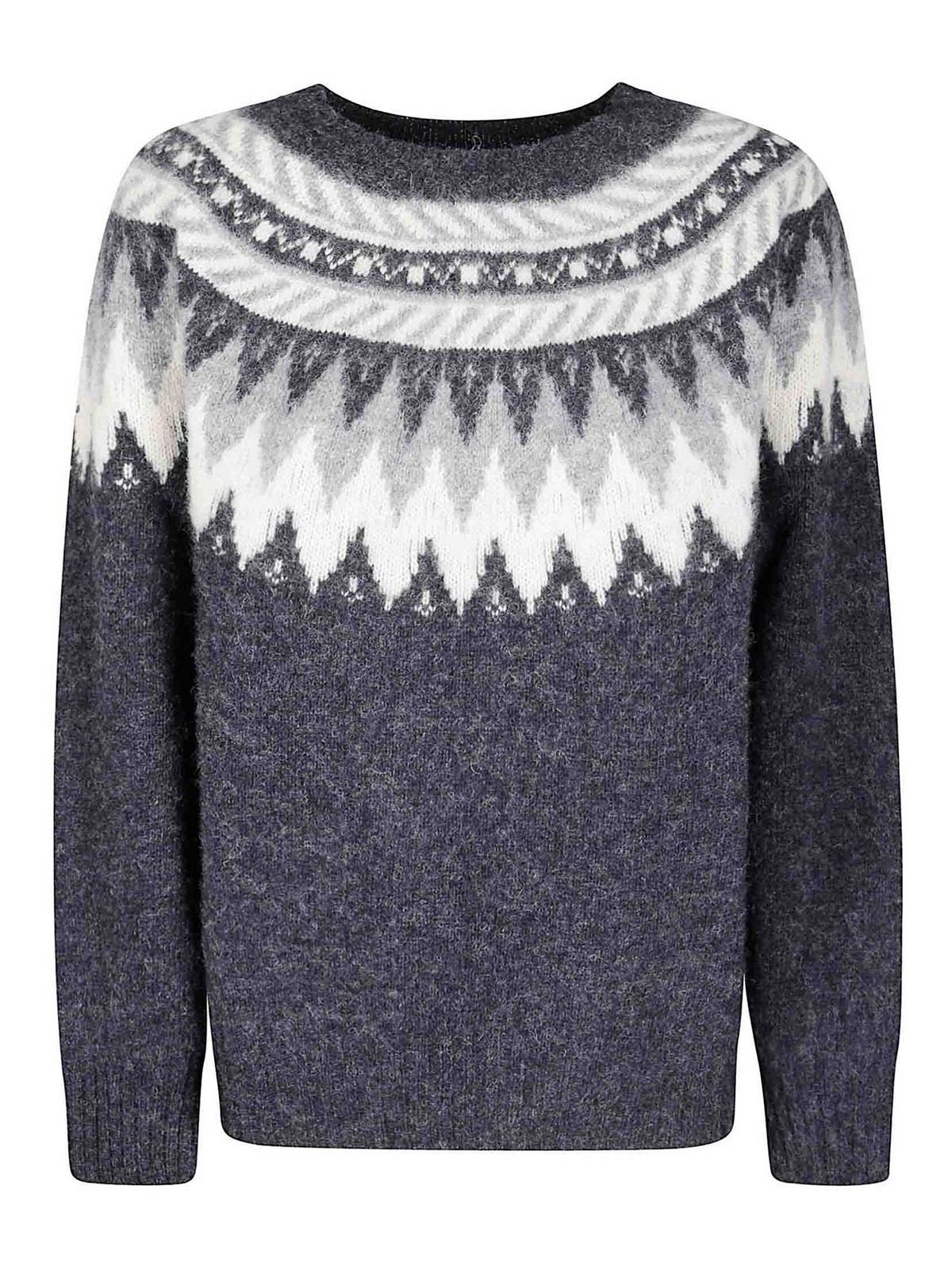 Pullover BROKENFLOWERSCHARCOAL (HOWLIN' / ニット・セーター・カーディガン ) | HOWLIN' (ハウリン)