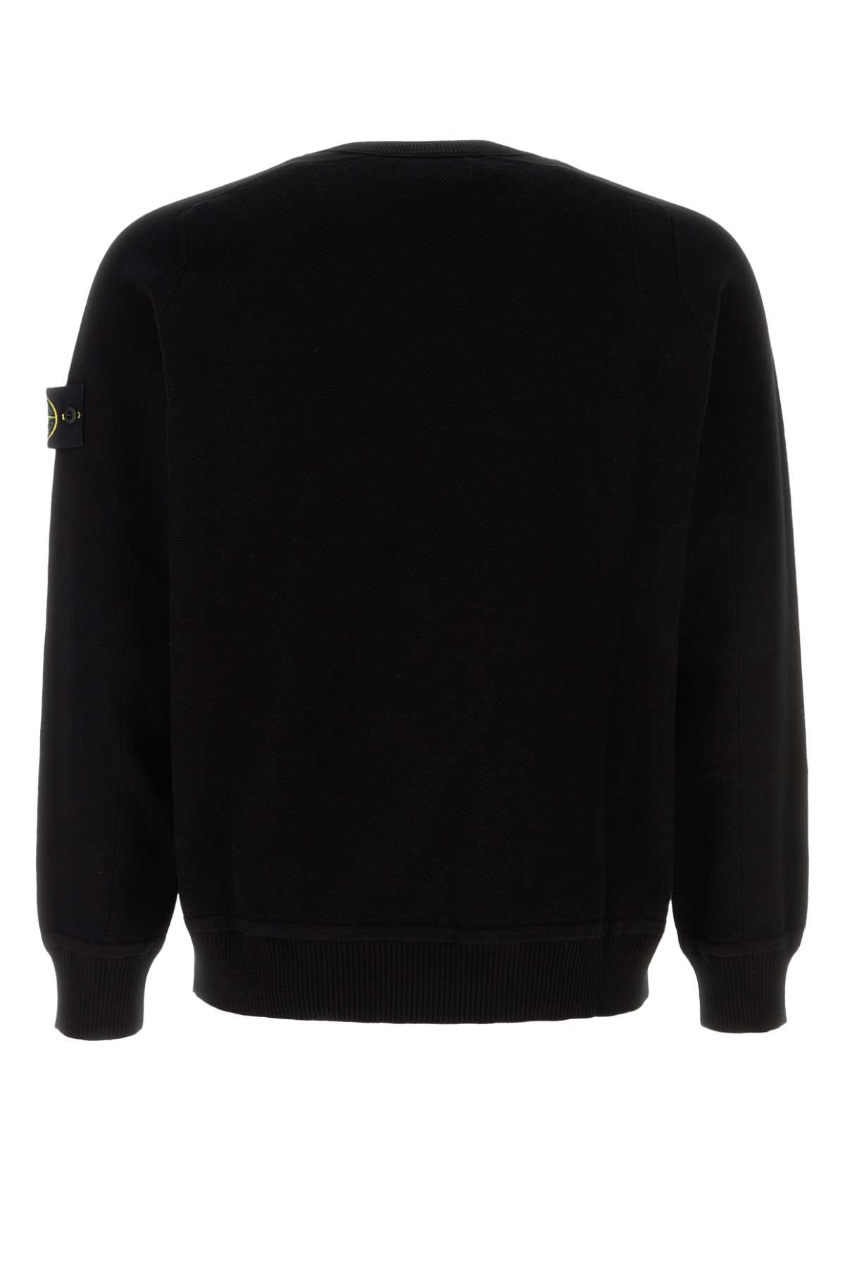Black cotton sweater 5100036B5V0029 (STONE ISLAND / ニット・セーター・カーディガン ) | STONE ISLAND (ストーンアイランド)(1)