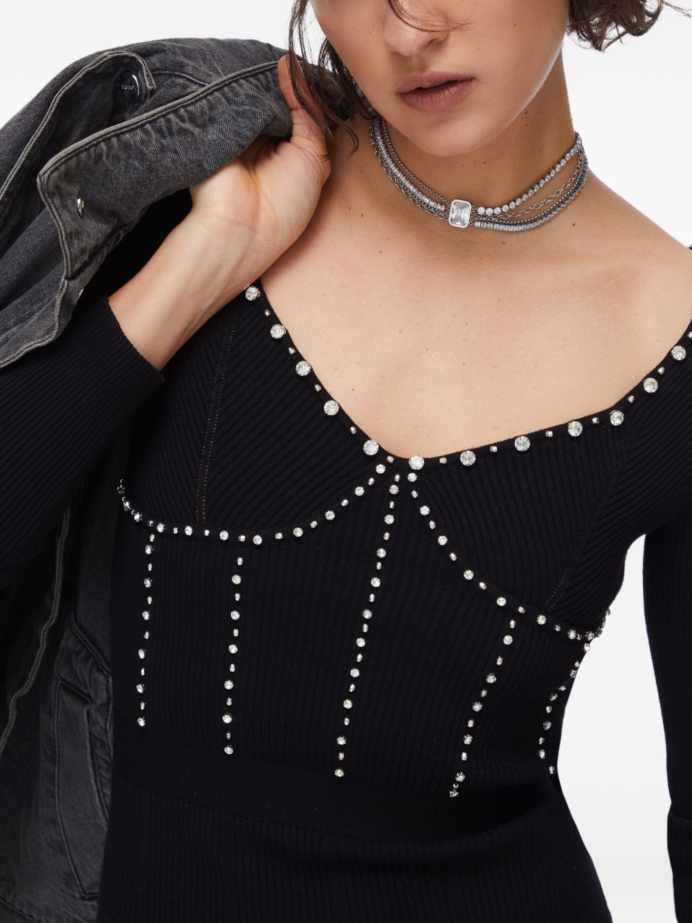 LIU JO BLACK Dresses PA6018MS99EC3912 (LIU•JO / ワンピース・ドレス・オールインワン ) | LIU•JO (リュー・ジョー)(3)