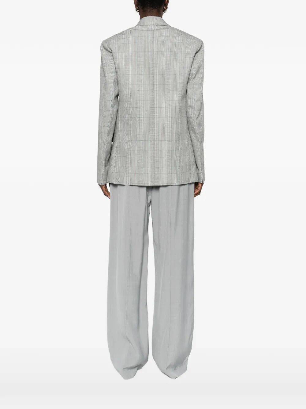 CHECK WOOL DOUBLE-BREASTED TAILORED JACKET 1126WJK006911B9640 (VICTORIA BECKHAM / ブレザー・ジャケット ) | VICTORIA BECKHAM (ヴィクトリア ベッカム)(2)