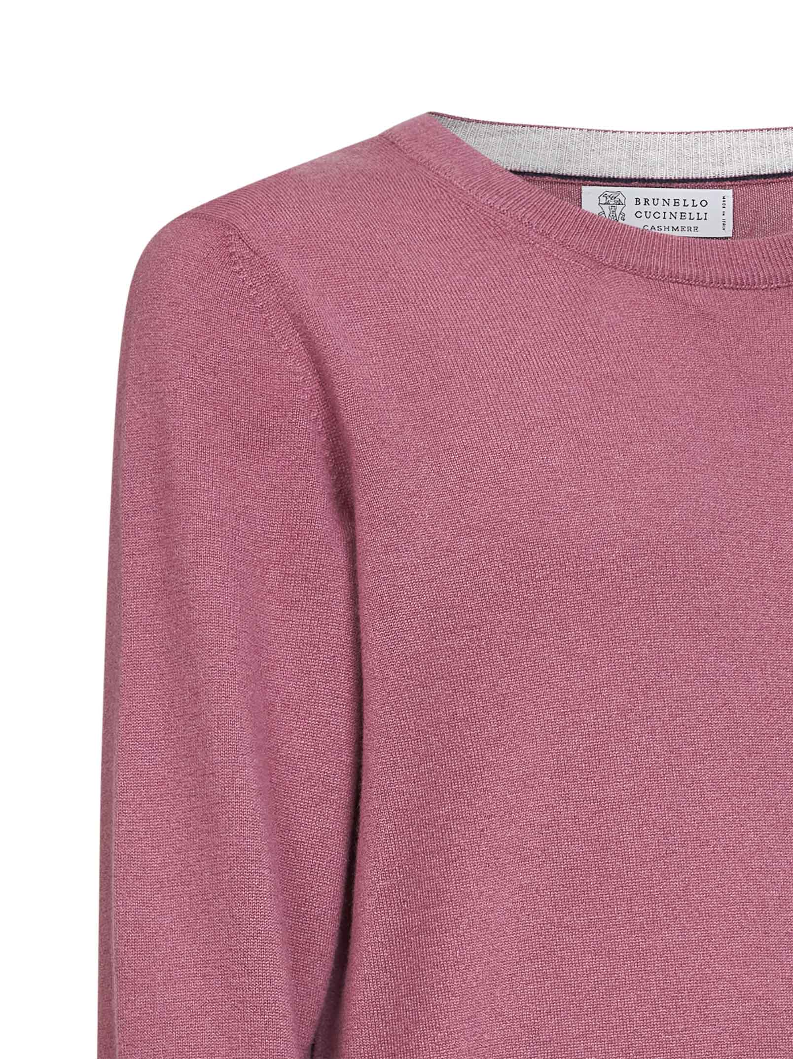 Brunello Cucinelli Sweaters Coral Red M2200100CRZ64 (Brunello Cucinelli / ニット・セーター・カーディガン ) | Brunello Cucinelli (ブルネロ・クチネリ)(2)