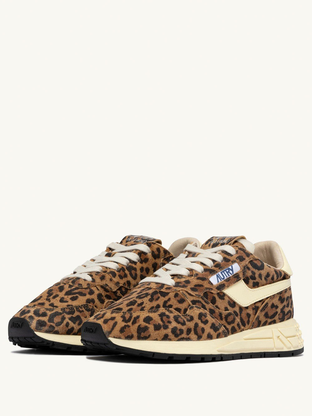 REELWIND LOW SNEAKERS IN LEOPARD SUEDE AND RUTABAGA LEATHER WWLWUJ02LIGHTLEORUT (AUTRY / スニーカー ) | AUTRY (オートリー)(1)