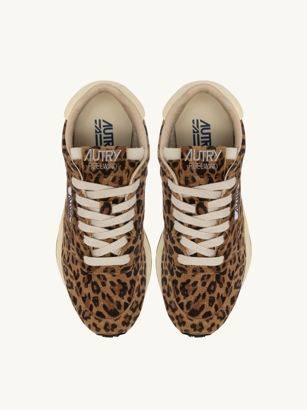 REELWIND LOW SNEAKERS IN LEOPARD SUEDE AND RUTABAGA LEATHER WWLWUJ02LIGHTLEORUT (AUTRY / スニーカー ) | AUTRY (オートリー)(3)