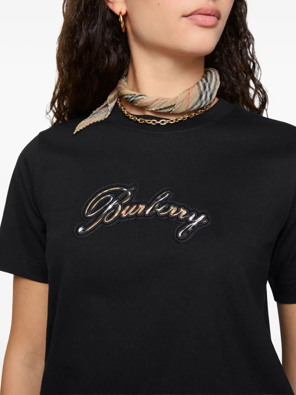 CHECK CURSIVE LOGO COTTON T-SHIRT 8120772A1189 (Burberry / Tシャツ・カットソー ) | Burberry (バーバリー)(2)