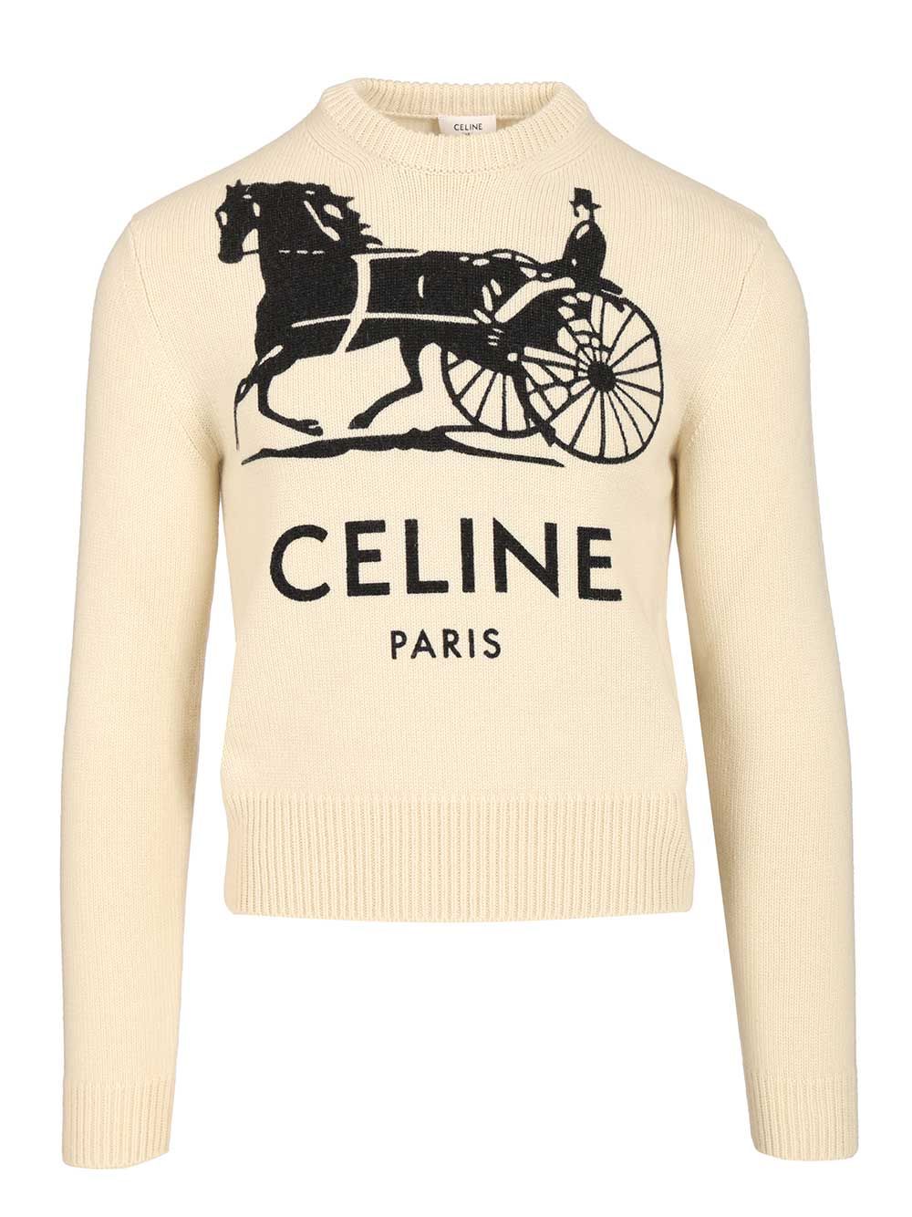 LOOK 60 - CREWNECK SWEATER CASHMERE RY0SV126101W1 (CELINE / ニット・セーター・カーディガン ) | CELINE (セリーヌ)