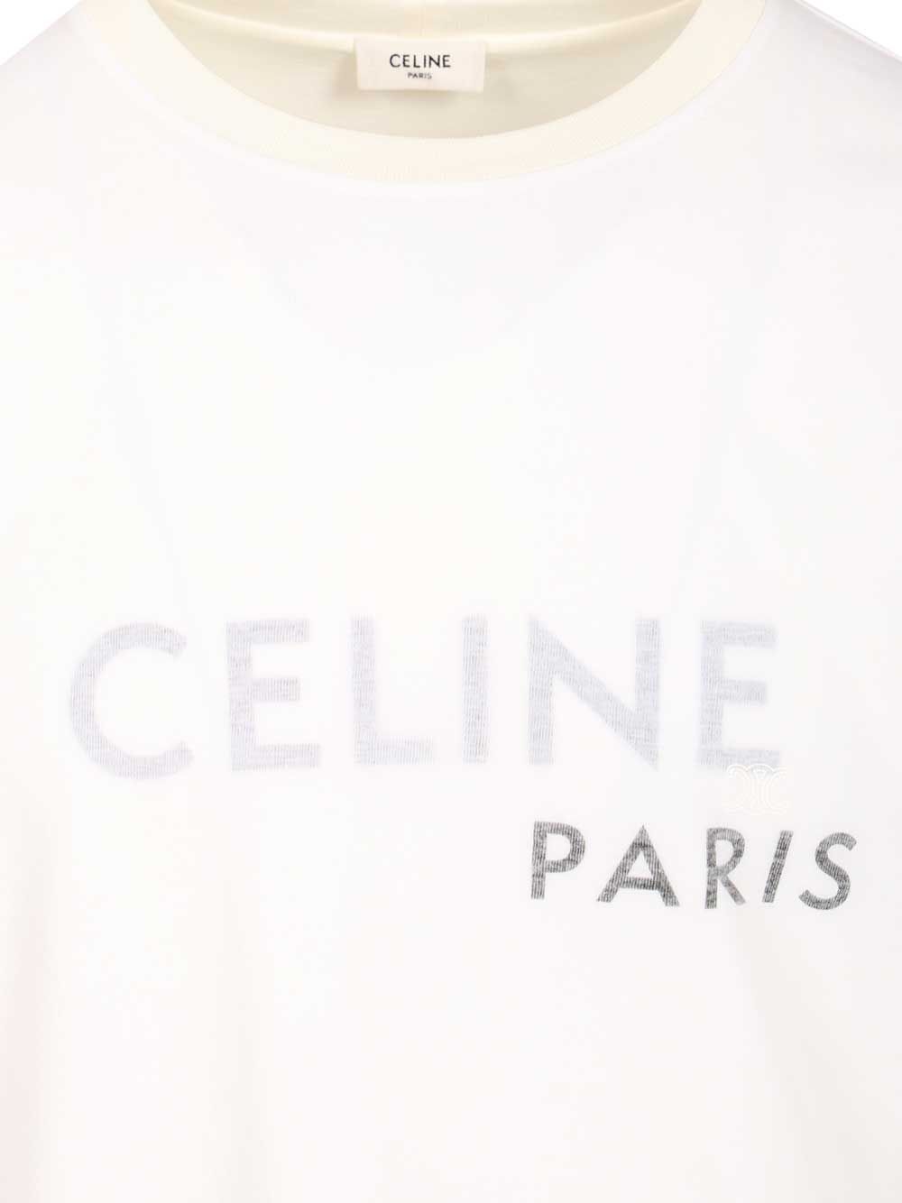 LOOK 5 - DOUBLE LAYERS T-SHIRT FINE COTTON JERSEY RX0DT0F1701OB (CELINE / Tシャツ・カットソー ) | CELINE (セリーヌ)(2)
