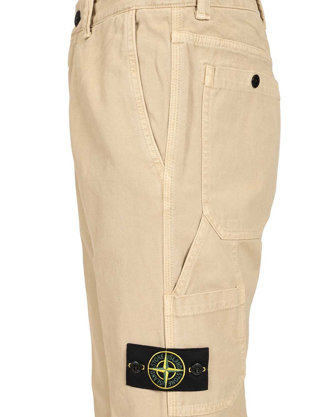 Organic Cotton Panama Trousers 3100037S0184V019A (STONE ISLAND / パンツ ) | STONE ISLAND (ストーンアイランド)(3)