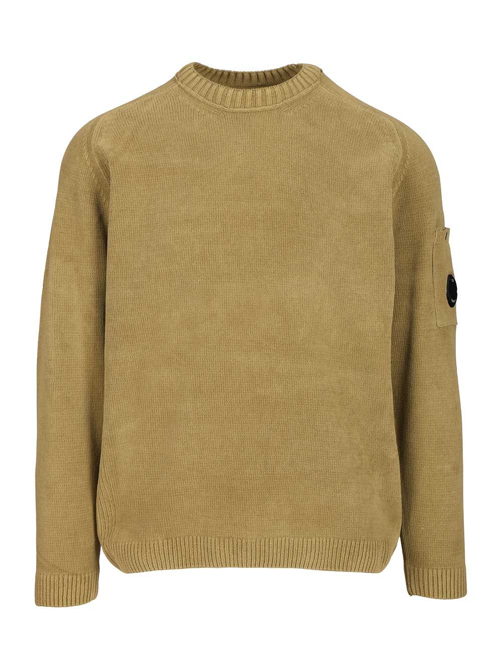 COTTON CHENILLE CREWNECK LENS SWEATER 20CMKN117A005687G644 (C.P. Company / ニット・セーター・カーディガン ) | C.P. Company (シーピーカンパニー)