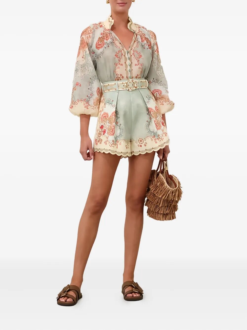 DAYLIGHT RAMIE BLOUSE 4273TRS263WPFM (ZIMMERMANN / シャツ・ブラウス ) | ZIMMERMANN (ジマーマン)(1)