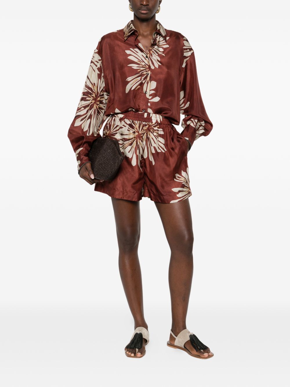 Brunello Cucinelli Shorts Bordeaux MQ967RH299C008 (Brunello Cucinelli / ショートパンツ ) | Brunello Cucinelli (ブルネロ・クチネリ)(3)