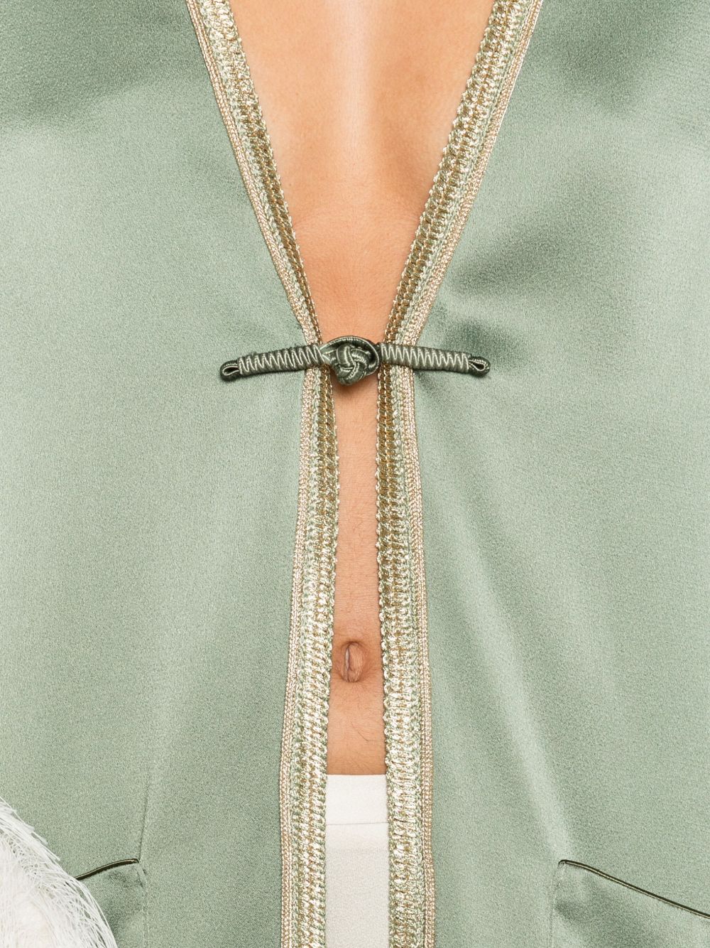 Forte Forte Jackets Green 14548MYJACKETKHAKI (forte_forte / シャツ・ブラウス ) | forte_forte (フォルテ フォルテ)(2)