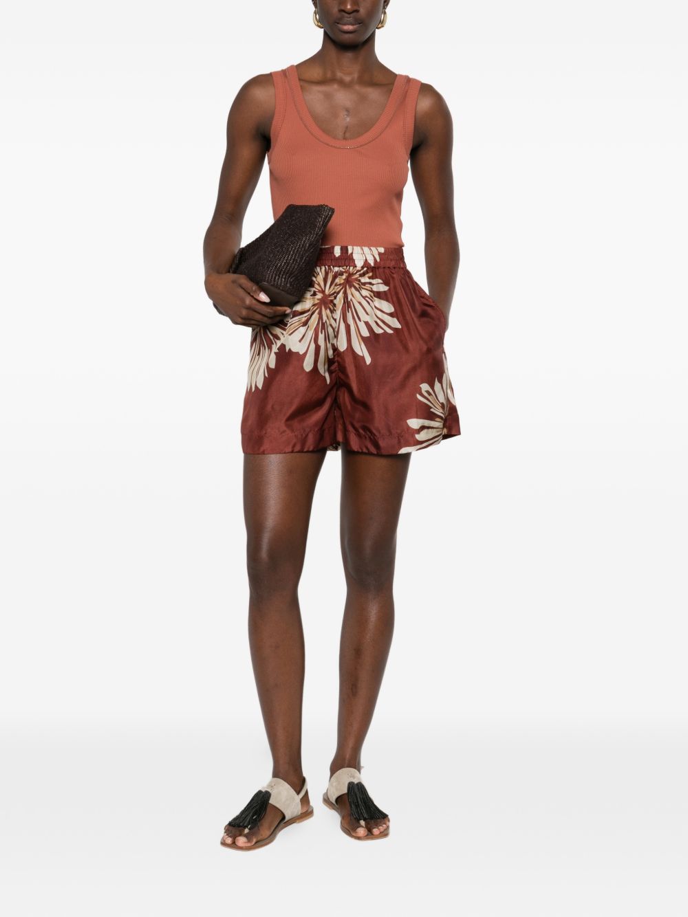 Brunello Cucinelli Top Orange MG902FP100C8604 (Brunello Cucinelli / タンクトップ・キャミソール ) | Brunello Cucinelli (ブルネロ・クチネリ)(1)