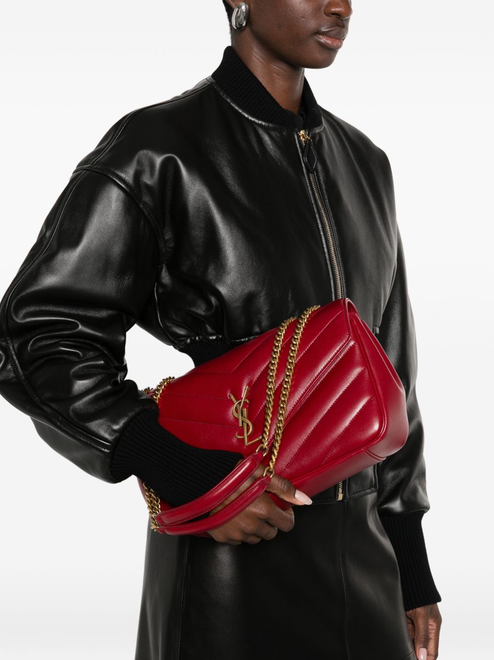 Saint Laurent Bags.. Red 801439AAEAX6946 (Saint Laurent / ハンドバッグ・ショルダーバッグ ) | Saint Laurent (サンローラン)(1)