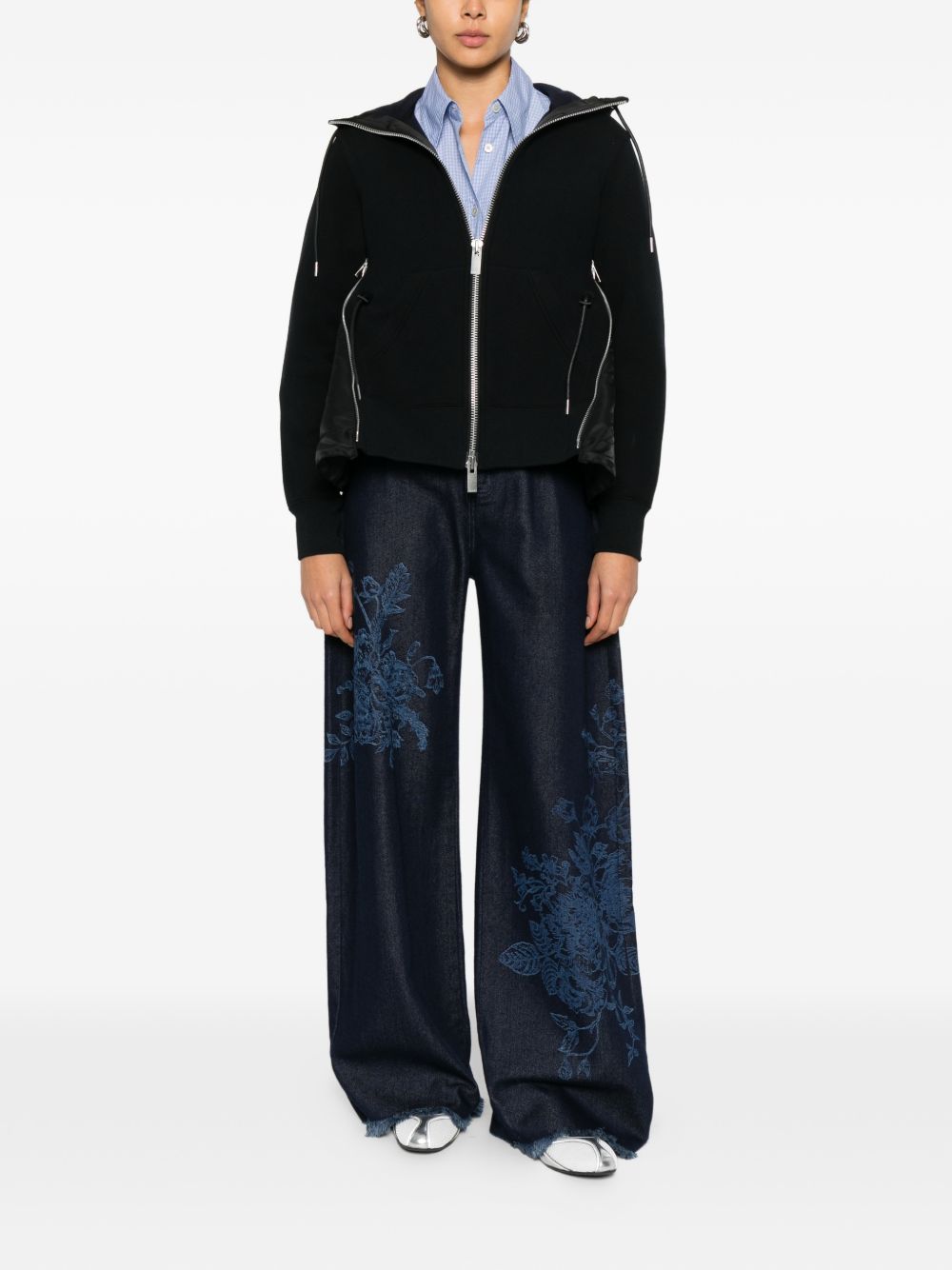 Sacai Sweaters Black SCW343002 (sacai / スウェット・フーディー ) | sacai (サカイ)(4)