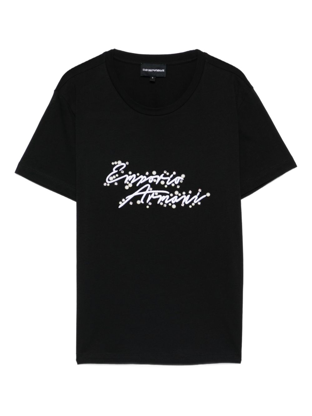 Emporio Armani T-shirts and Polos Black EW003594AF12597UC001 (EMPORIO ARMANI / Tシャツ・カットソー ) | EMPORIO ARMANI (エンポリオ アルマーニ)