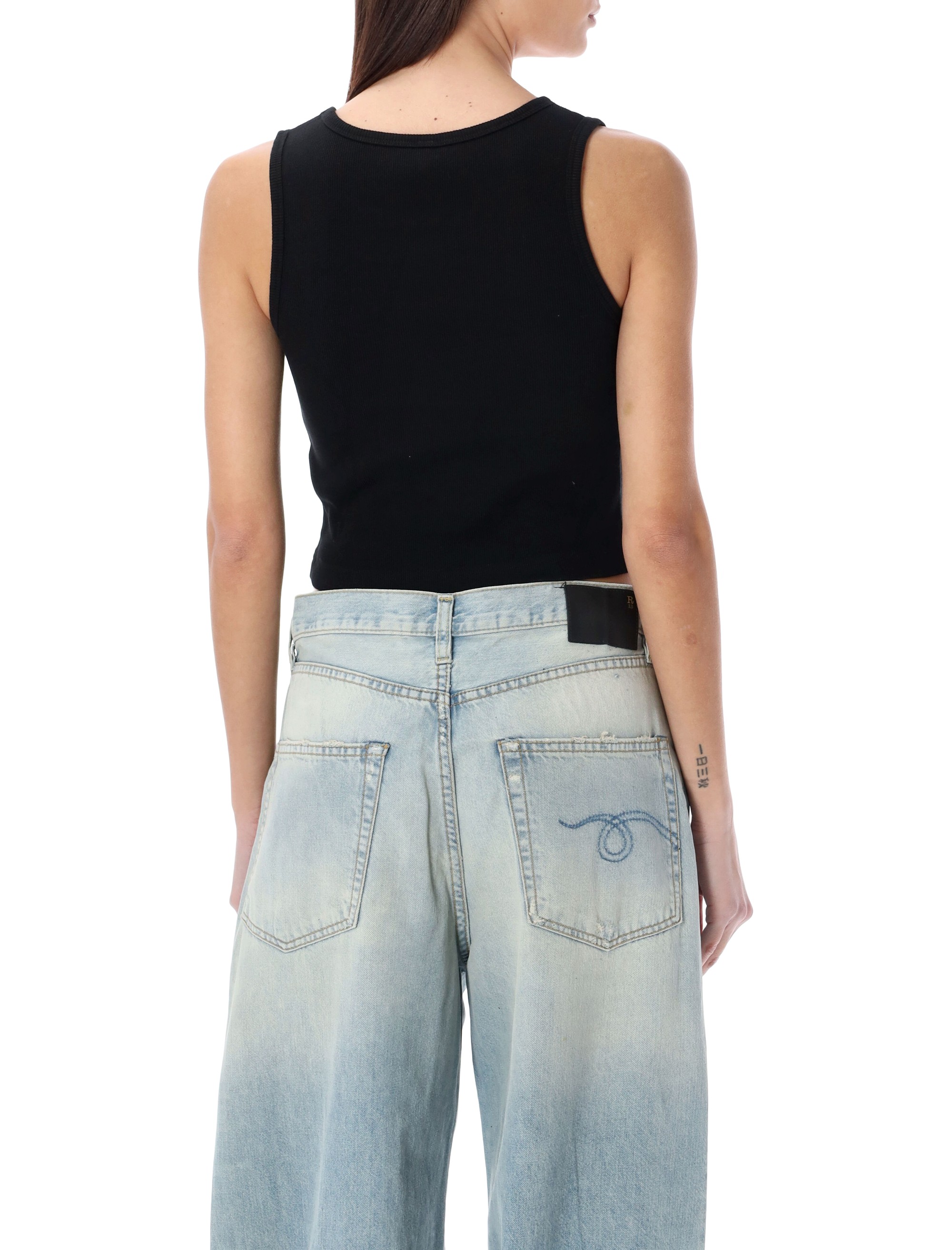 R13 Top Black R13WK080K001AK001A (R13 / タンクトップ・キャミソール ) | R13 (アールサーティーン)(1)