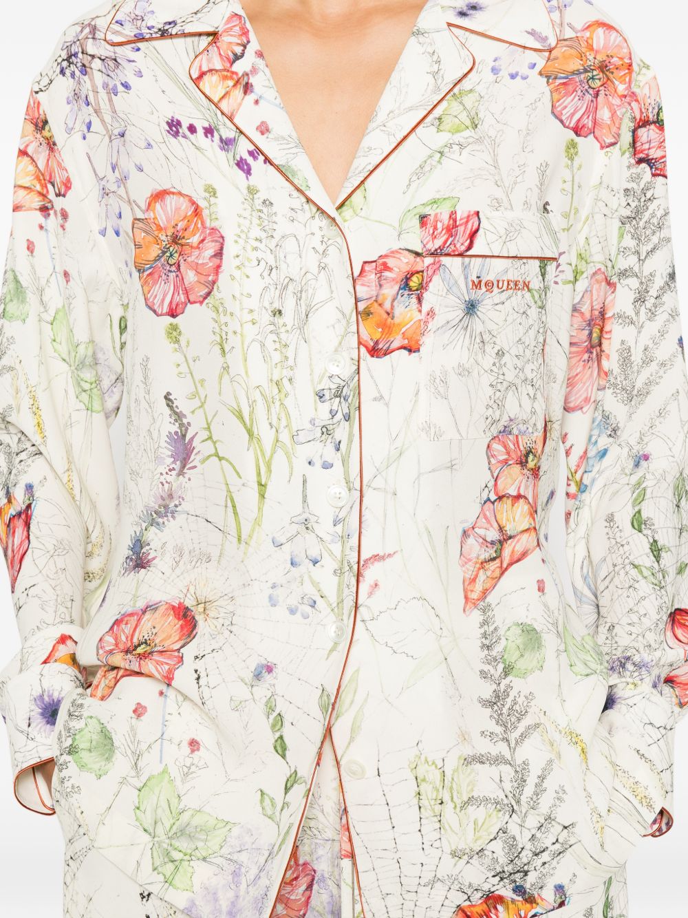 Alexander McQueen Shirts Ivory 861422QZAQV9015 (Alexander McQUEEN / シャツ・ブラウス ) | Alexander McQUEEN (アレキサンダー・マックイーン)(2)