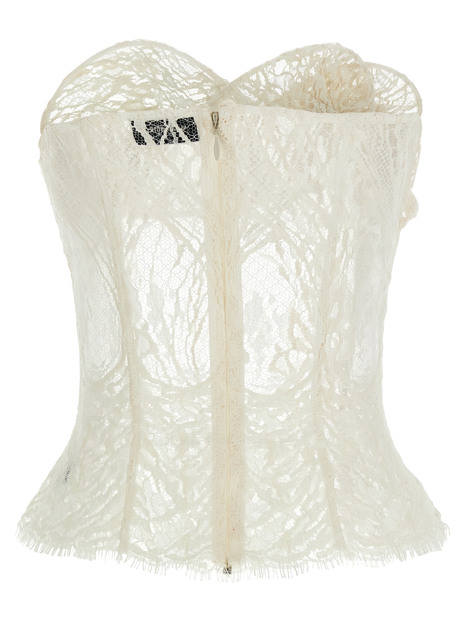 '01' corset top 162426CREAM (MAGDA BUTRYM / タンクトップ・キャミソール ) | MAGDA BUTRYM (マグダブトリム)(1)